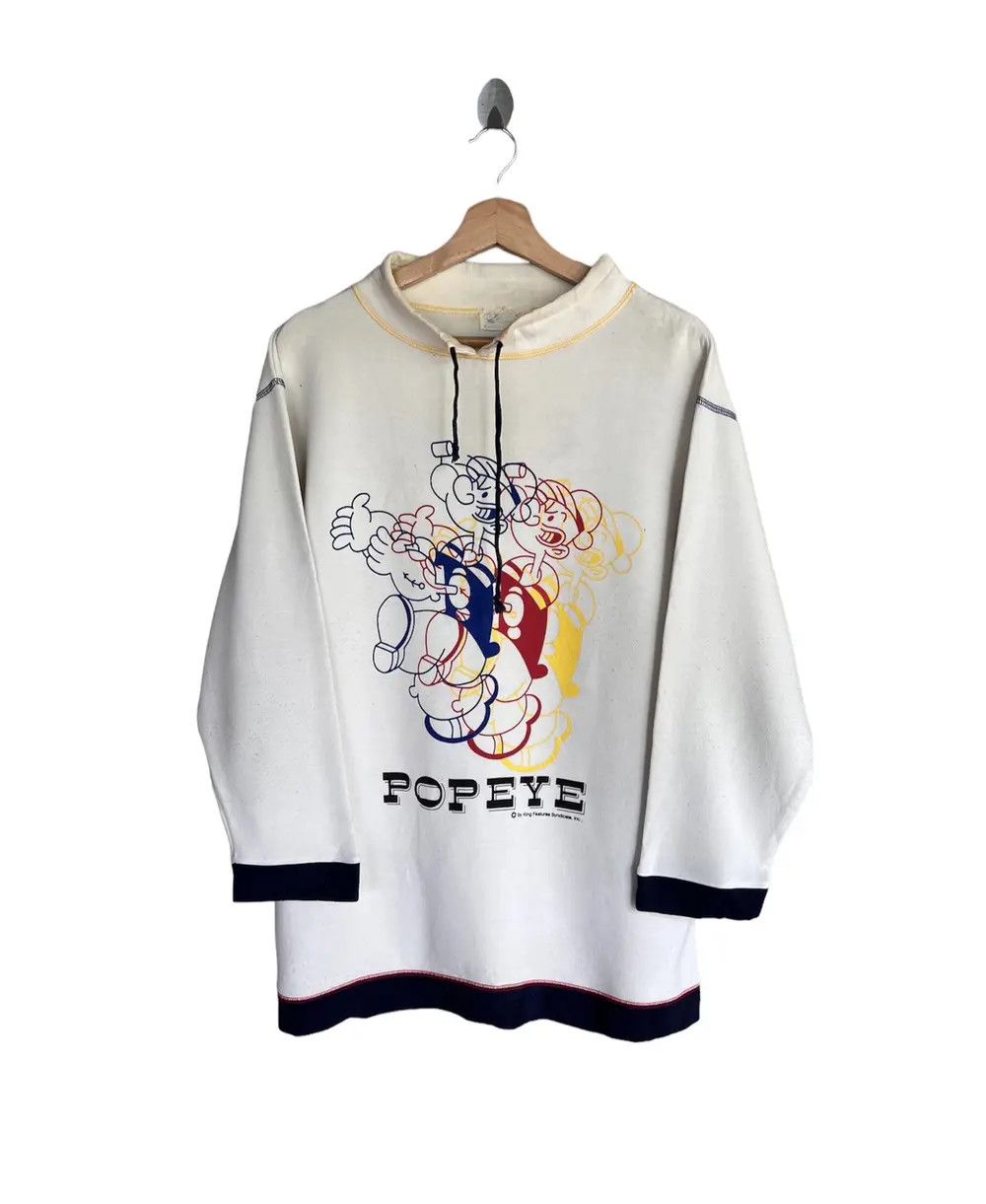 Cartoon Network Vintage Popeye Cartoon Sweatshirt Size US M / EU 48-50 / 2 - 1 Thumbnail