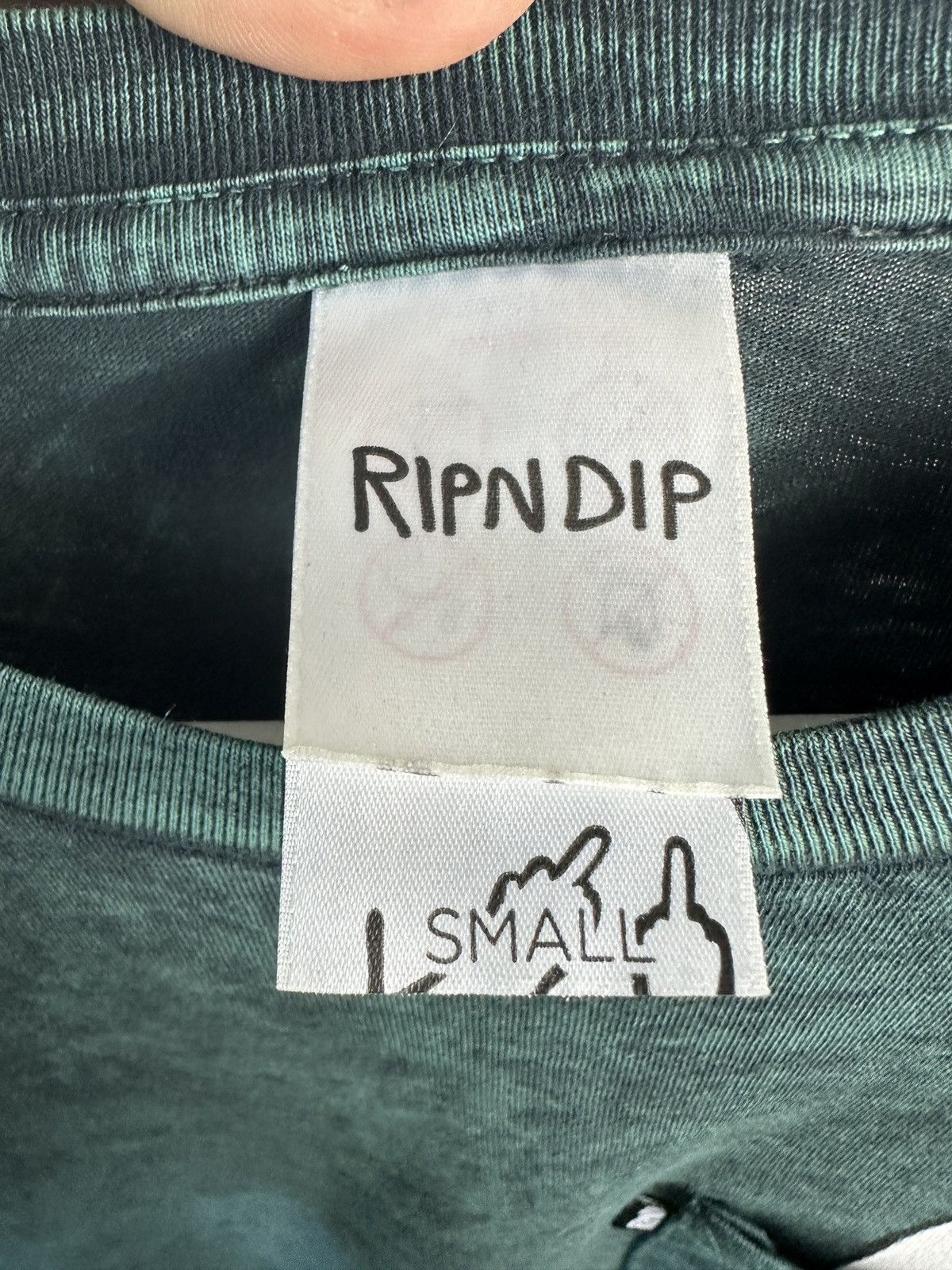 RIPNDIP Green longsleeve Ripndip Size US S / EU 44-46 / 1 - 5 Thumbnail