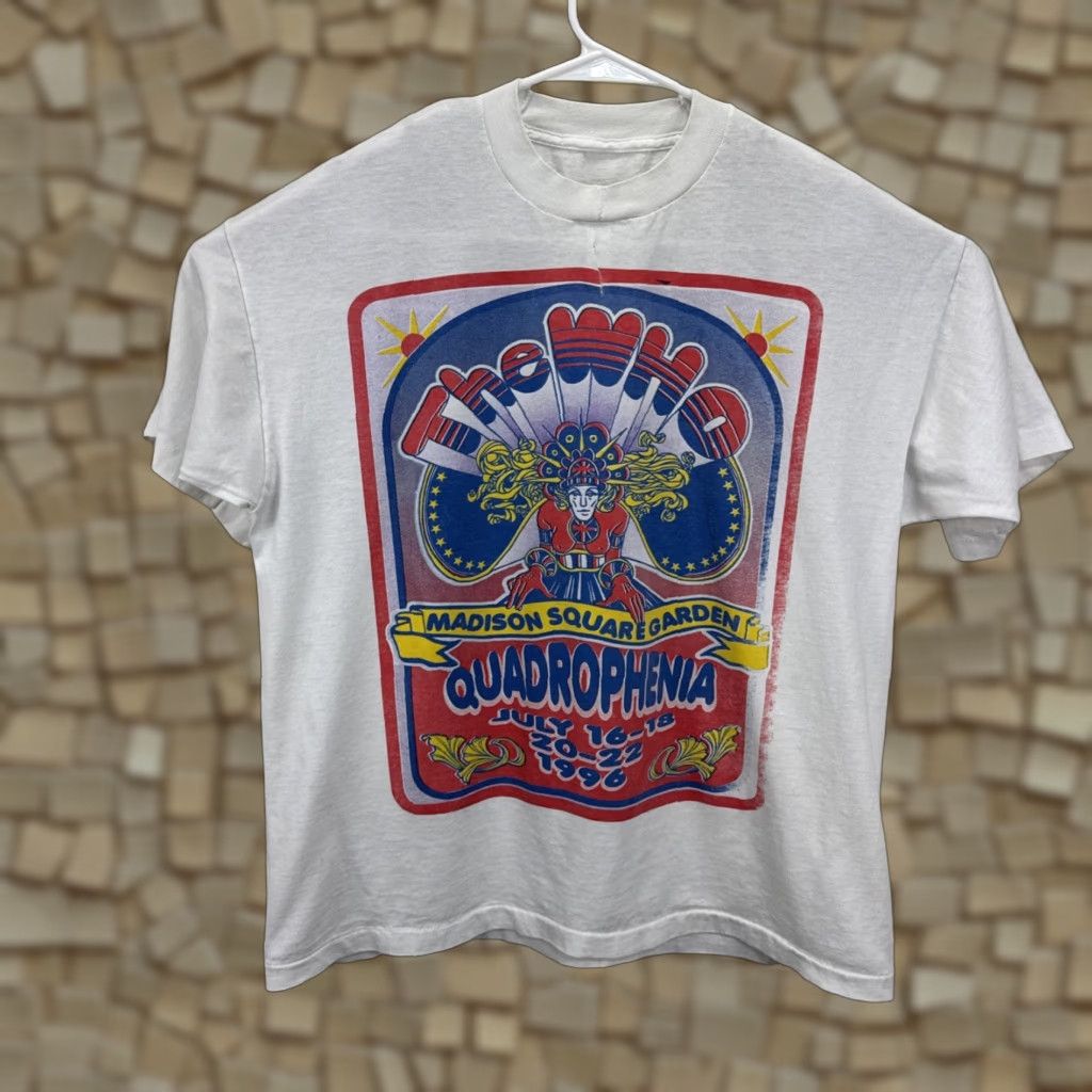 Fruit Of The Loom The Who Vintage 1996 Quadrophenia Madison Square Garden Double Sided Size L Size US L / EU 52-54 / 3 - 1 Thumbnail