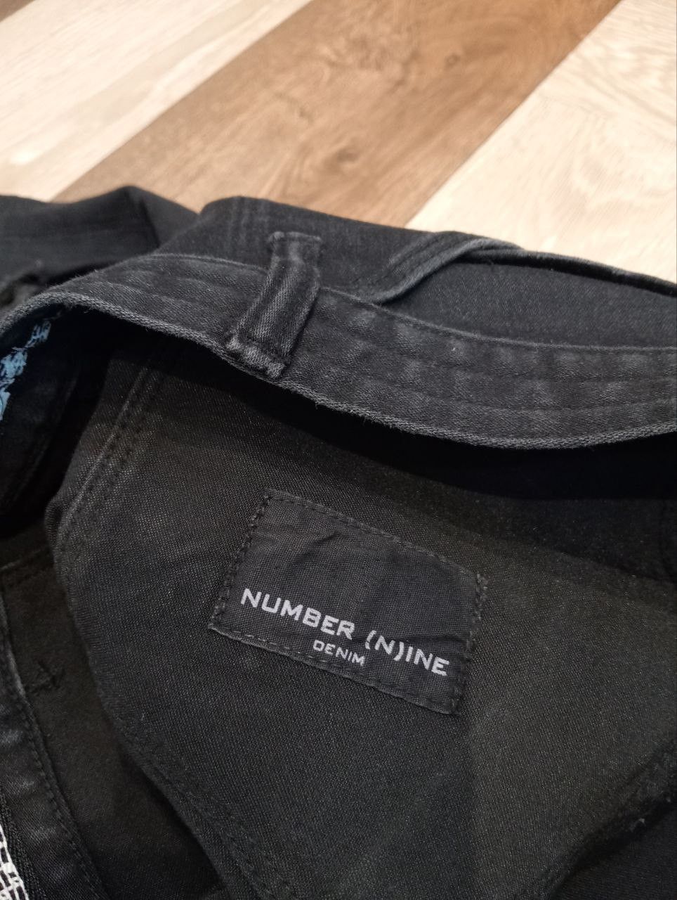 Number (N)ine NUMBER NINE JAPAN BLACK STRETCH ANKLE ZIP PANTS Size US 34 / EU 50 - 9 Thumbnail