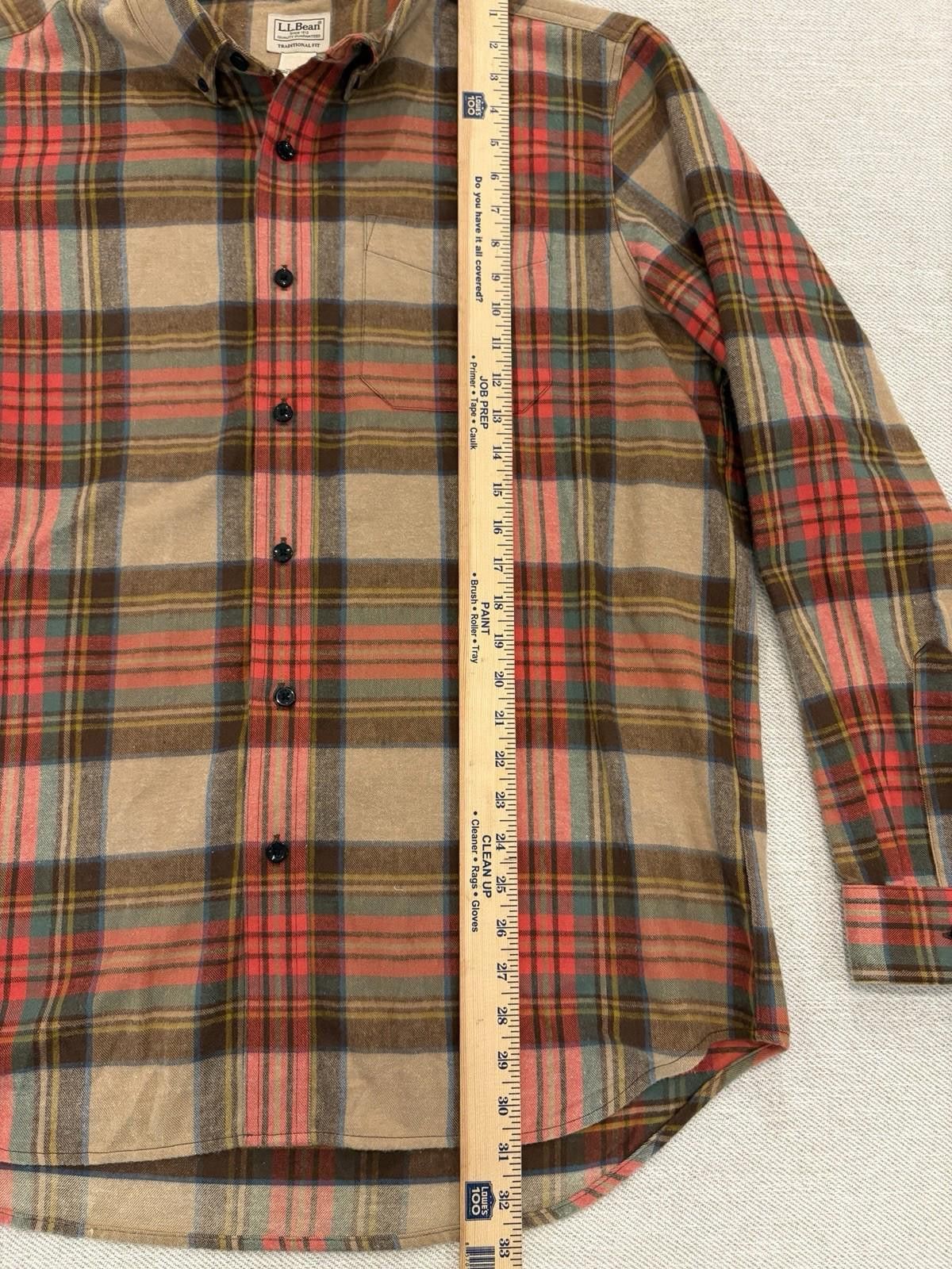 L.L. Bean LL Bean Scotch Plaid Flannel Antique Dress Stewart Sz Large Size US L / EU 52-54 / 3 - 3 Thumbnail