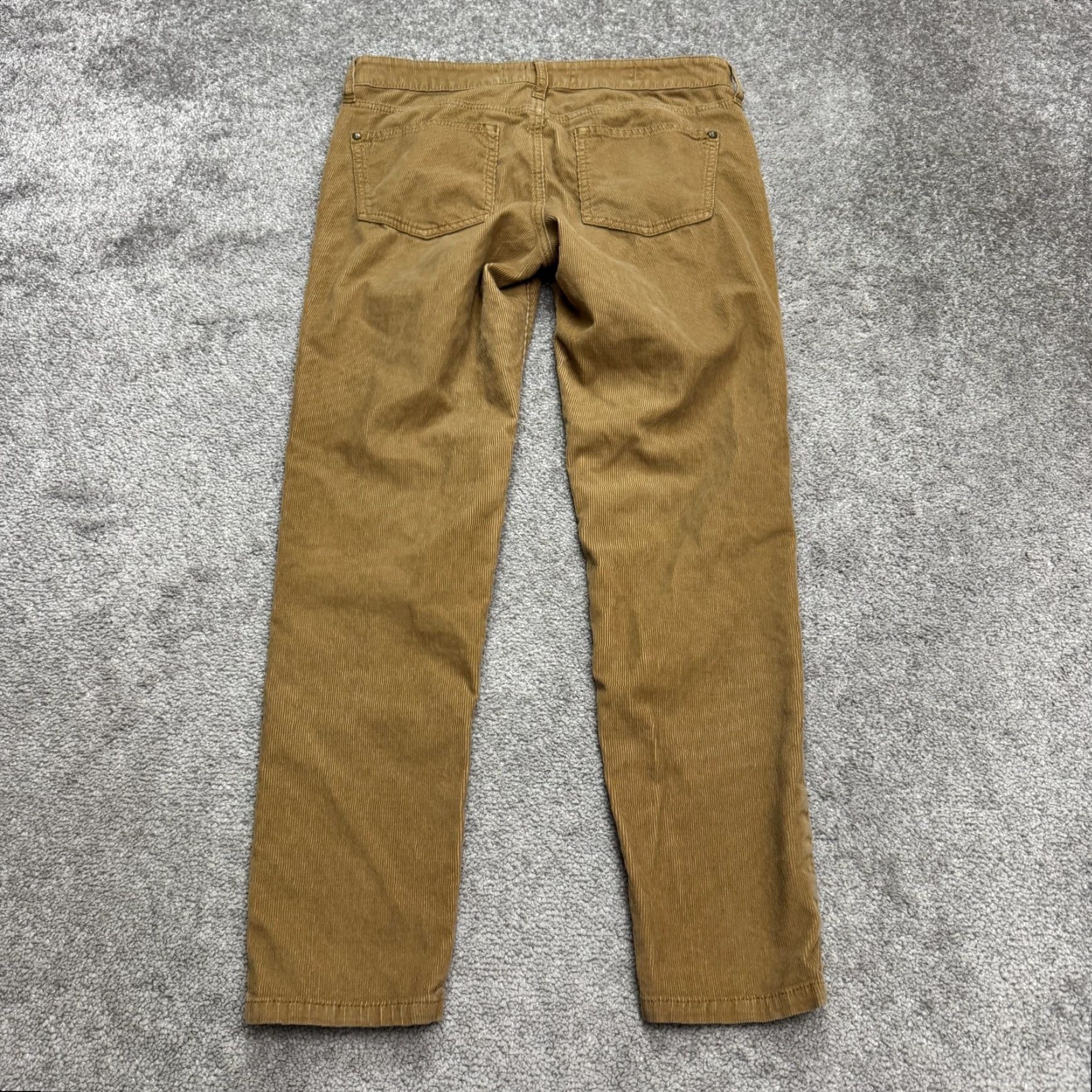 Vintage Pilcro And The Letterpress Stet Corduroy Pants Womens 28 Camel Brown Stretch Size 28" / US 6 / IT 42 - 2 Thumbnail