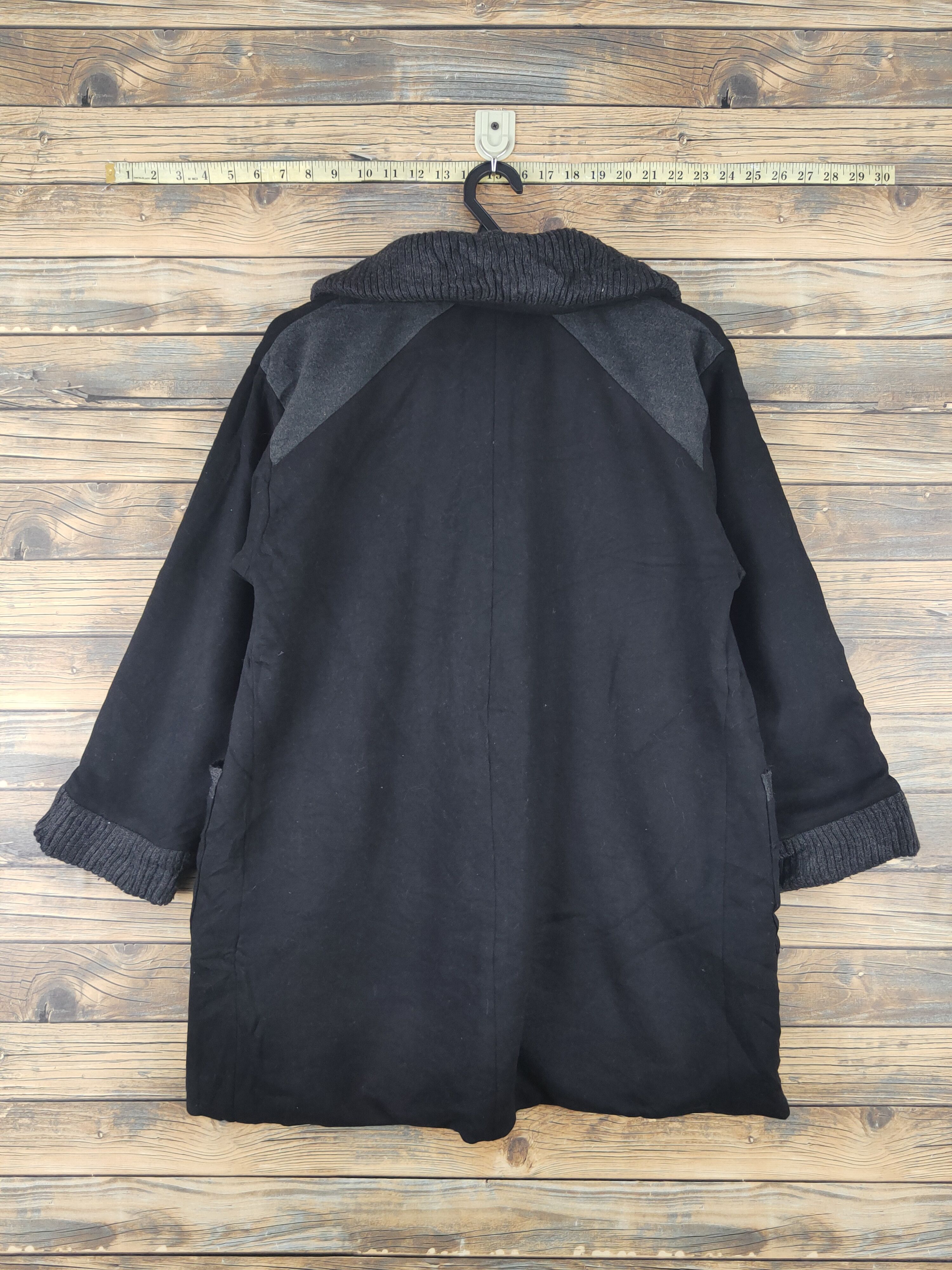 Japanese Brand × Vintage Old Vintage Design by Odds on Complex Black Coats Size US L / EU 52-54 / 3 - 7 Thumbnail