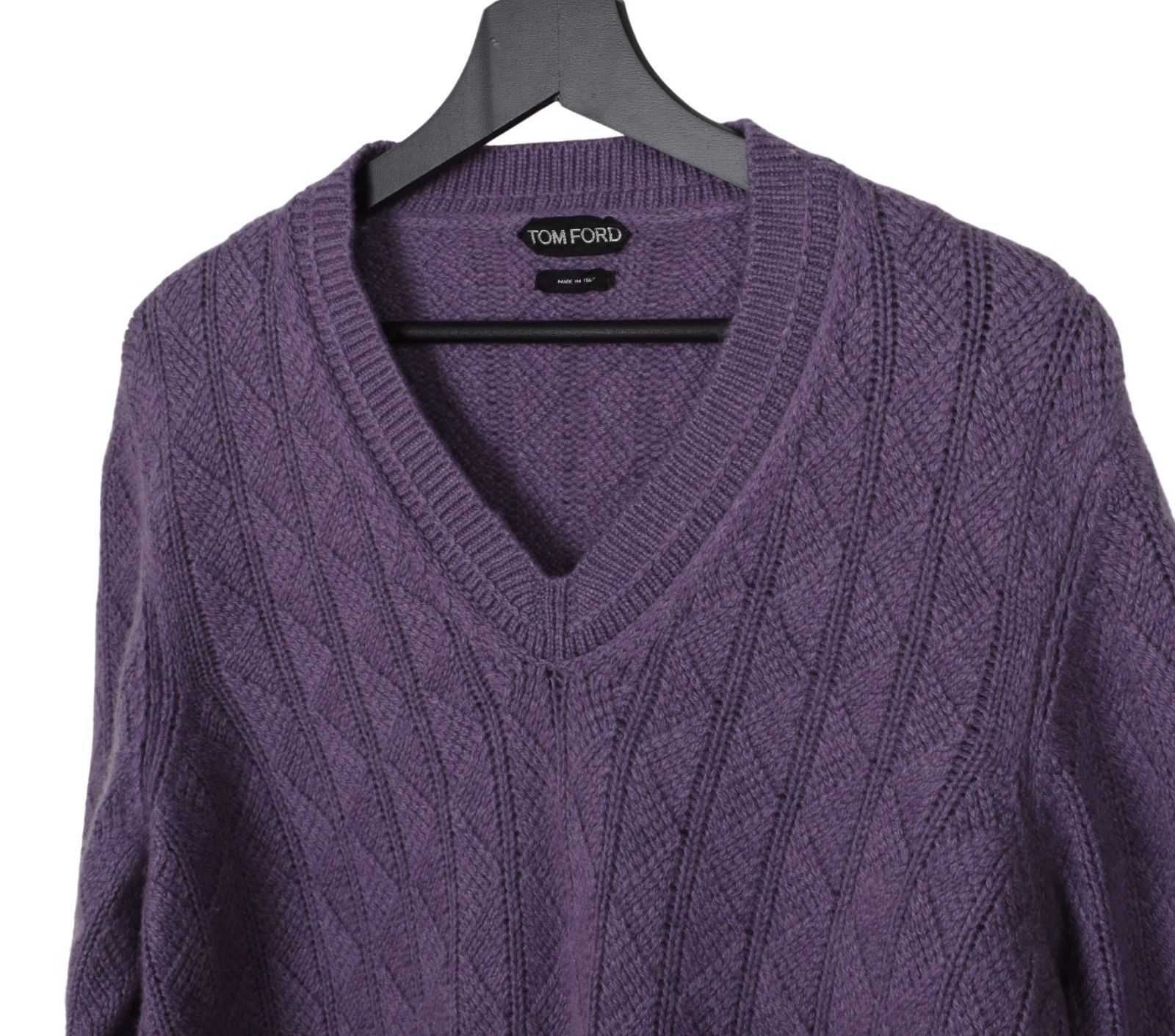 Tom Ford Tom Ford Men Sweater Pure Cashmere Size IT48-Medium, S1617 Size US M / EU 48-50 / 2 - 3 Thumbnail