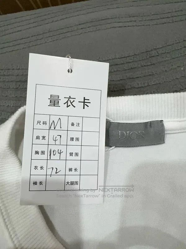 Other Dior Men's Cotton T-Shirt in White . Size US M / EU 48-50 / 2 - 4 Thumbnail