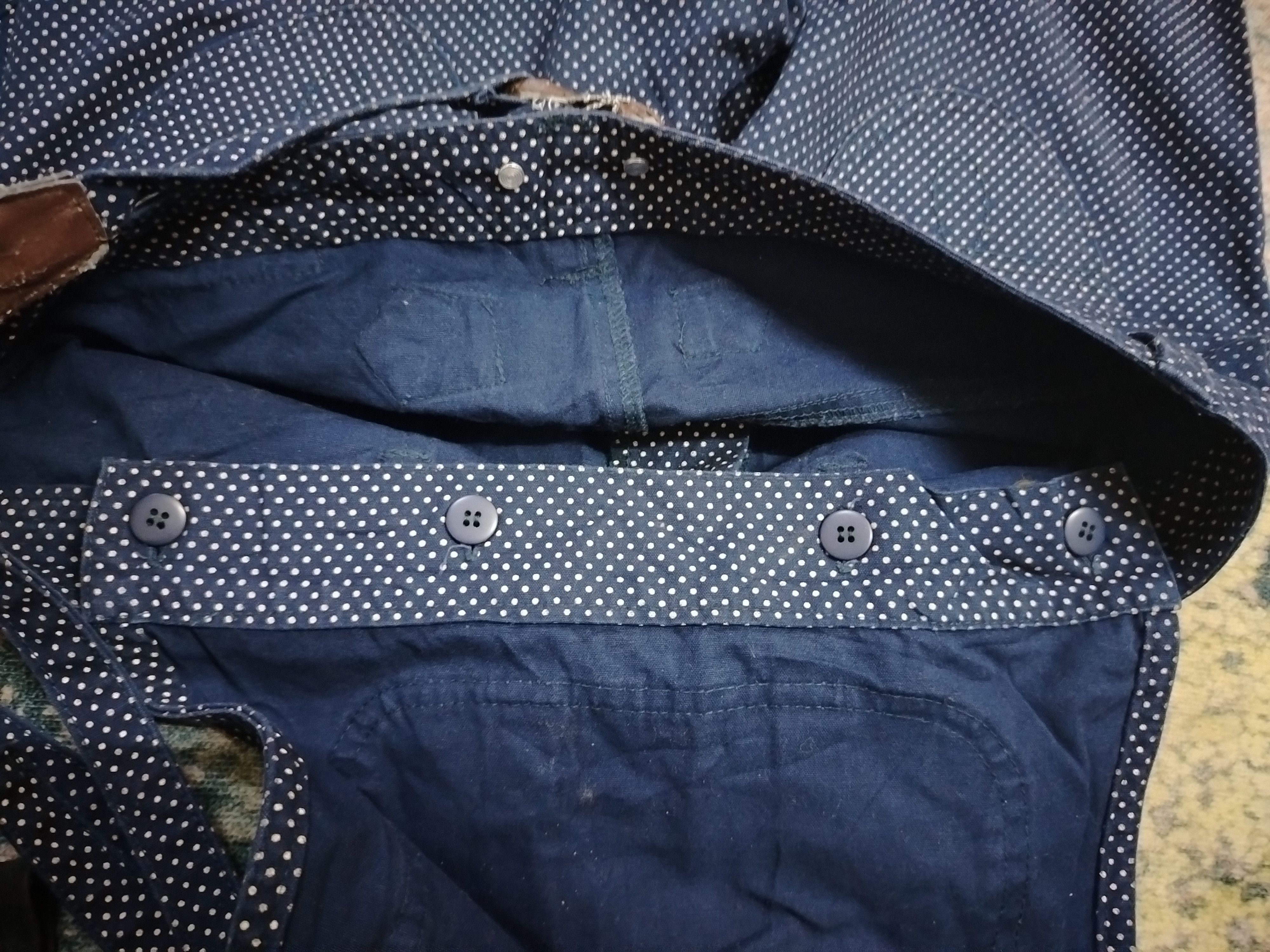 Grailed Raw Edge polkadot overall Size 34" / US 12 / IT 48 - 9 Thumbnail