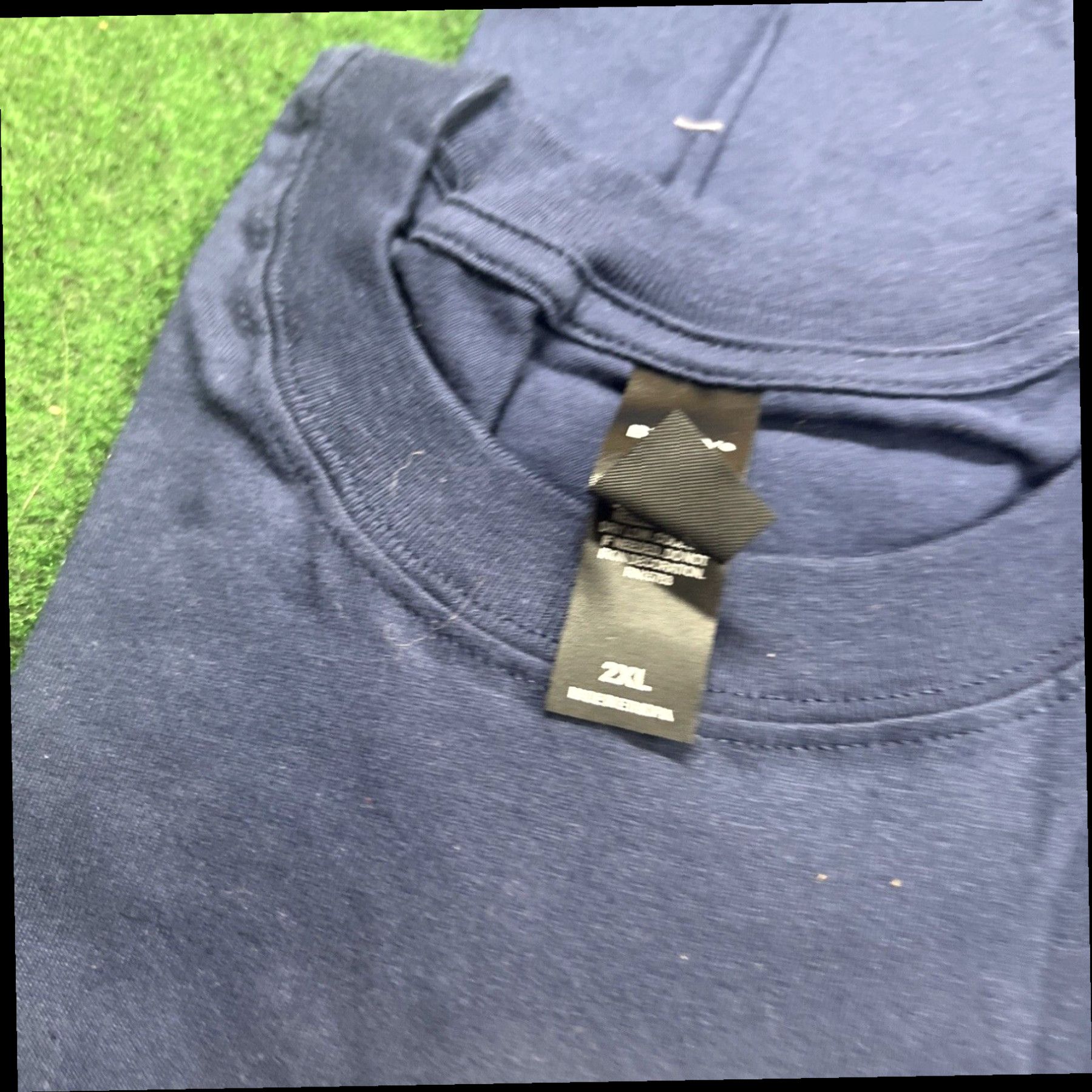 Hanes Four Blank T Shirts 3 Hanes Beefy 1 Russell Athletic 2XL Black Blue new W Tags Size US XXL / EU 58 / 5 - 3 Thumbnail