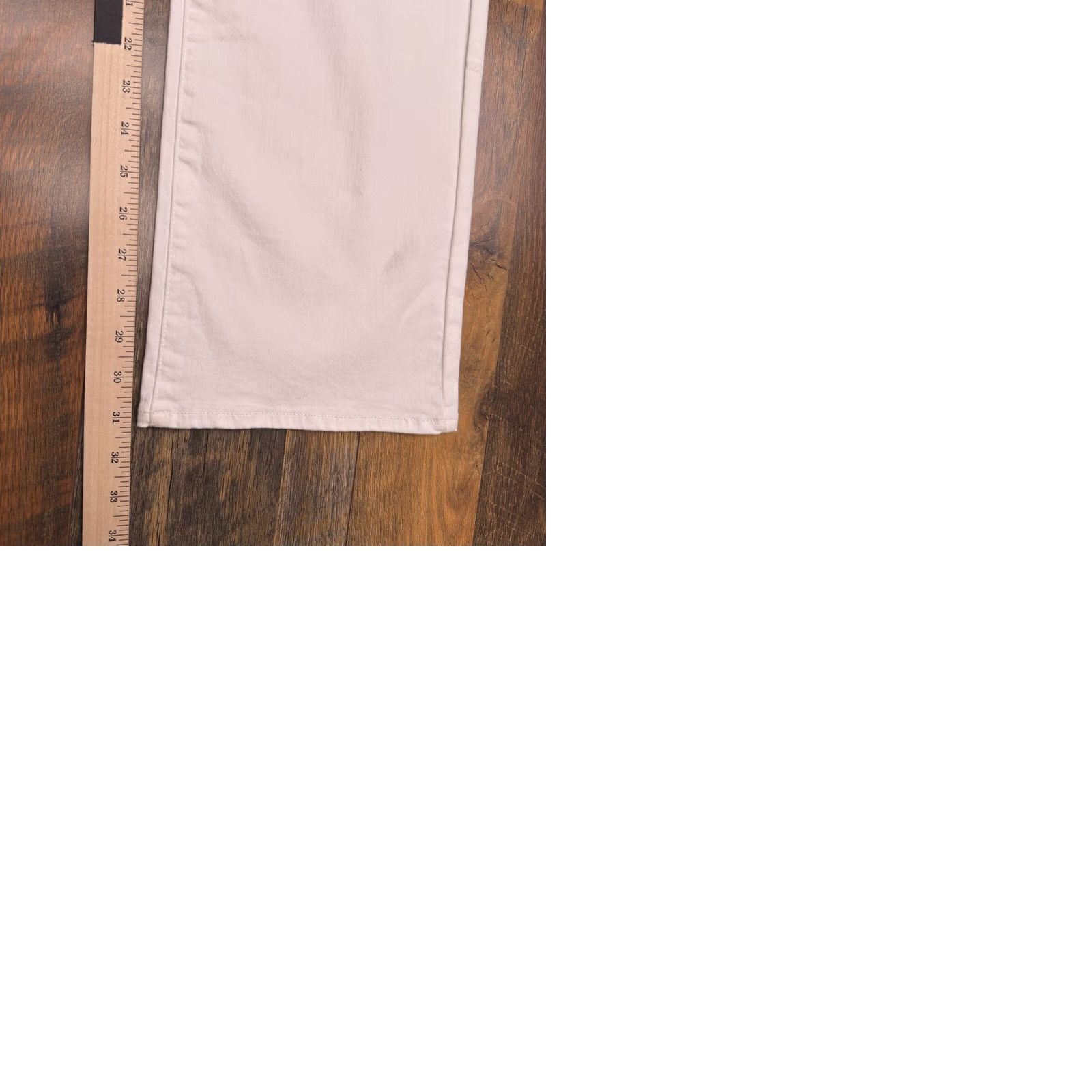 NYDJ NYDJ Marilyn Straight Jeans 16 White Stretch Lift Tuck New Jeans Women Regular White Side Logo 5-Pocket Modern 31in Inseam NYDJ Marilyn Size 38" / US 16 / IT 52 - 9 Thumbnail