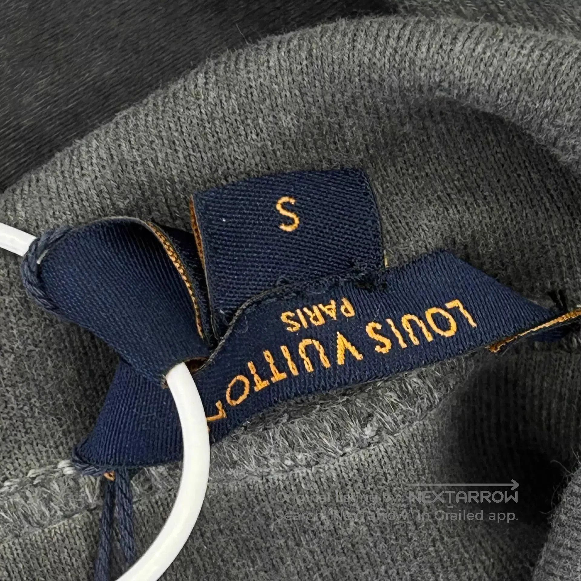 Louis Vuitton Gray Oversized Hoodie with Embroidered Patches. Size US S / EU 44-46 / 1 - 3 Thumbnail