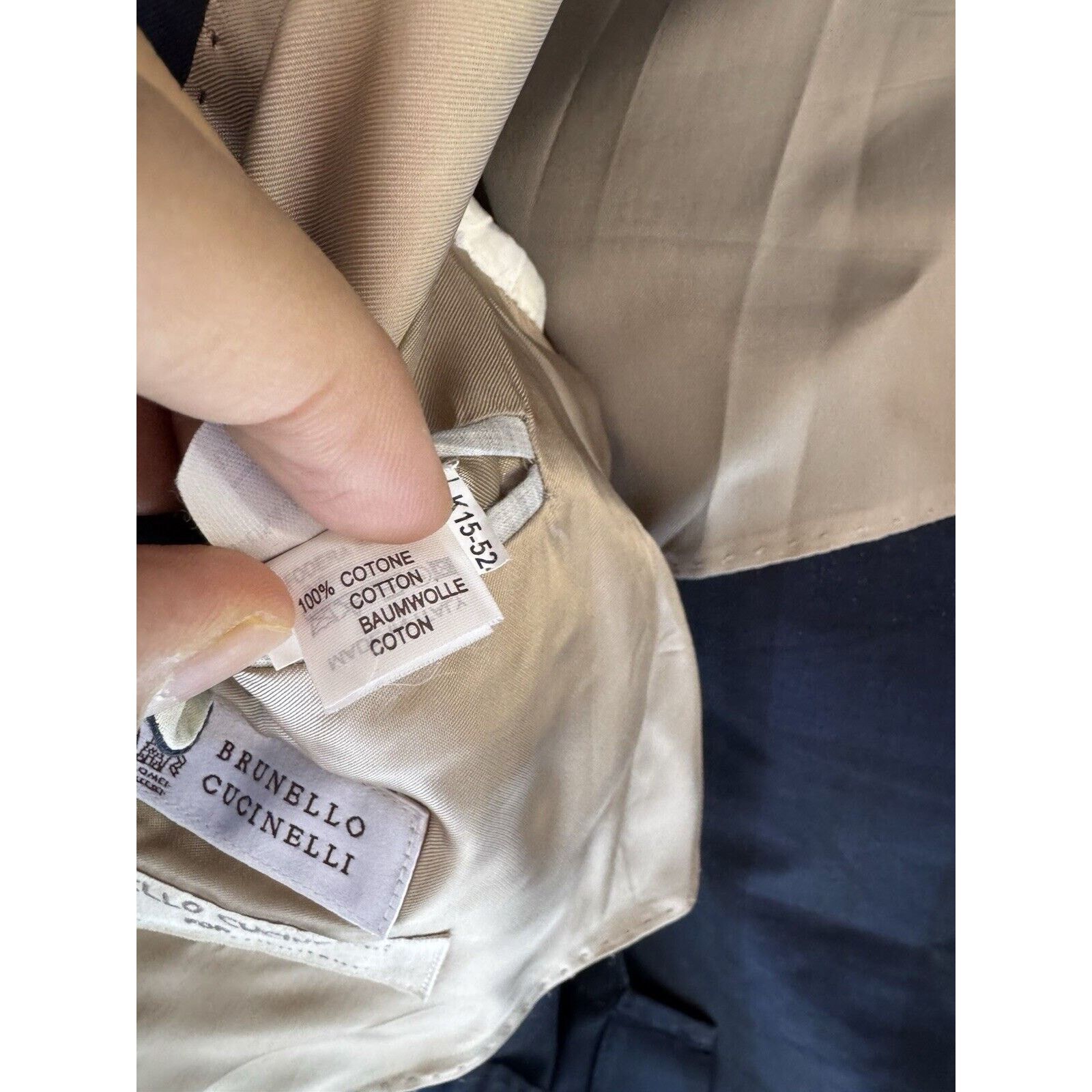Brunello Cucinelli Brunello Cucinelli Blackwatch Plaid Cotton Jacket Size 50/40 Size 40R - 3 Thumbnail