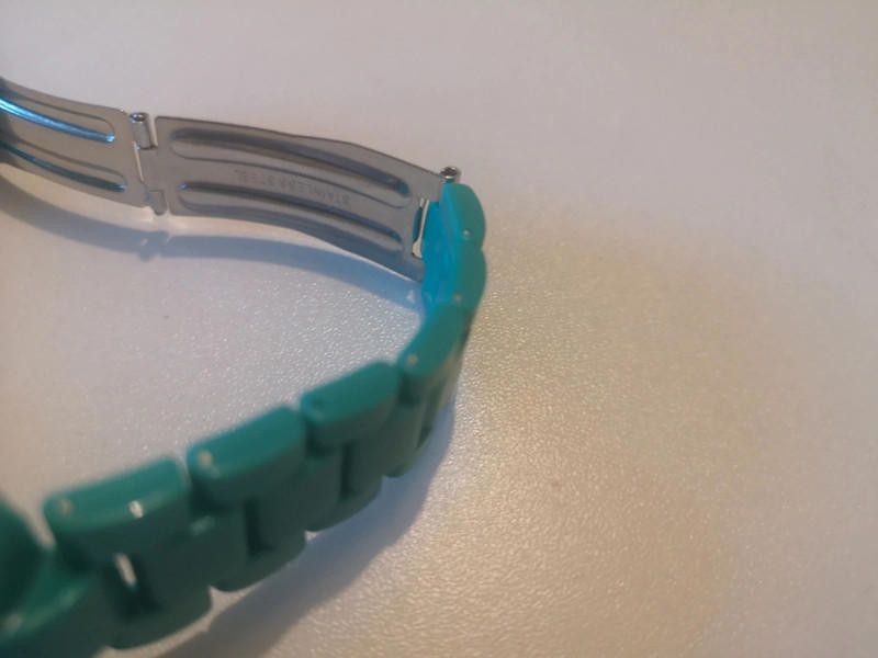 Designer Identity green plastic watch Size ONE SIZE - 4 Thumbnail