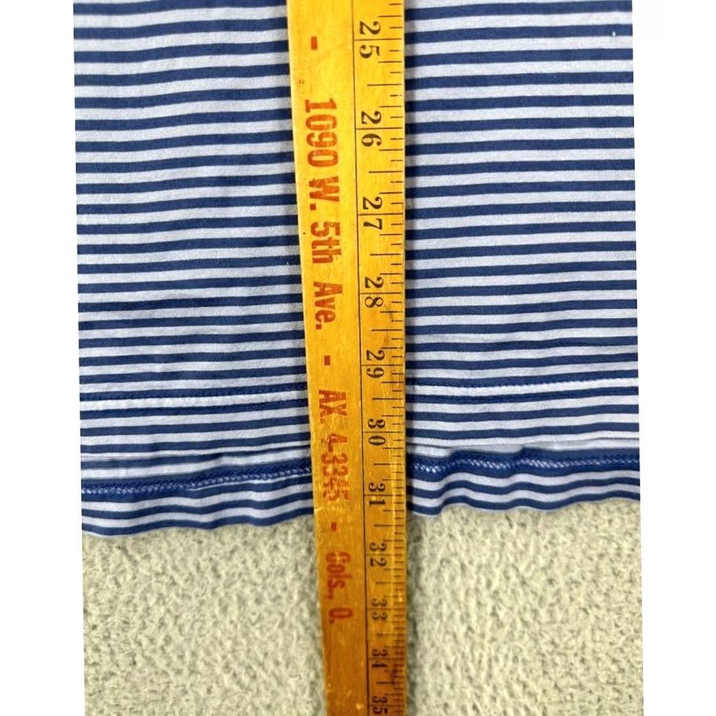 Peter Millar Peter Millar Polo Shirt Mens XL Blue Striped 100% Cotton Short Sleeve Rugby Size US XL / EU 56 / 4 - 6 Thumbnail