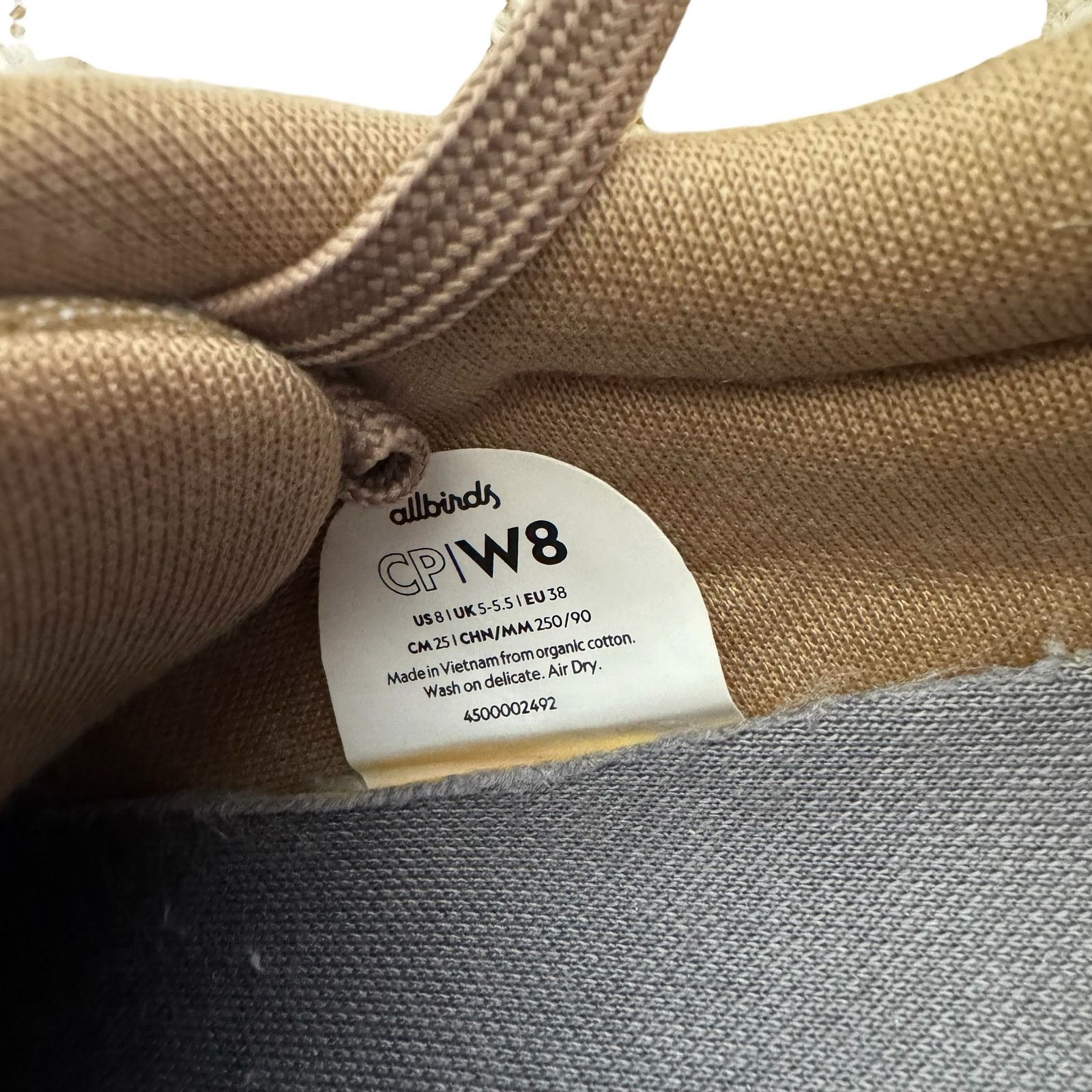 Allbirds ALLBIRDS Canvas Pacers Sneakers Tan Size 8 Size US 8 / IT 38 - 10 Thumbnail