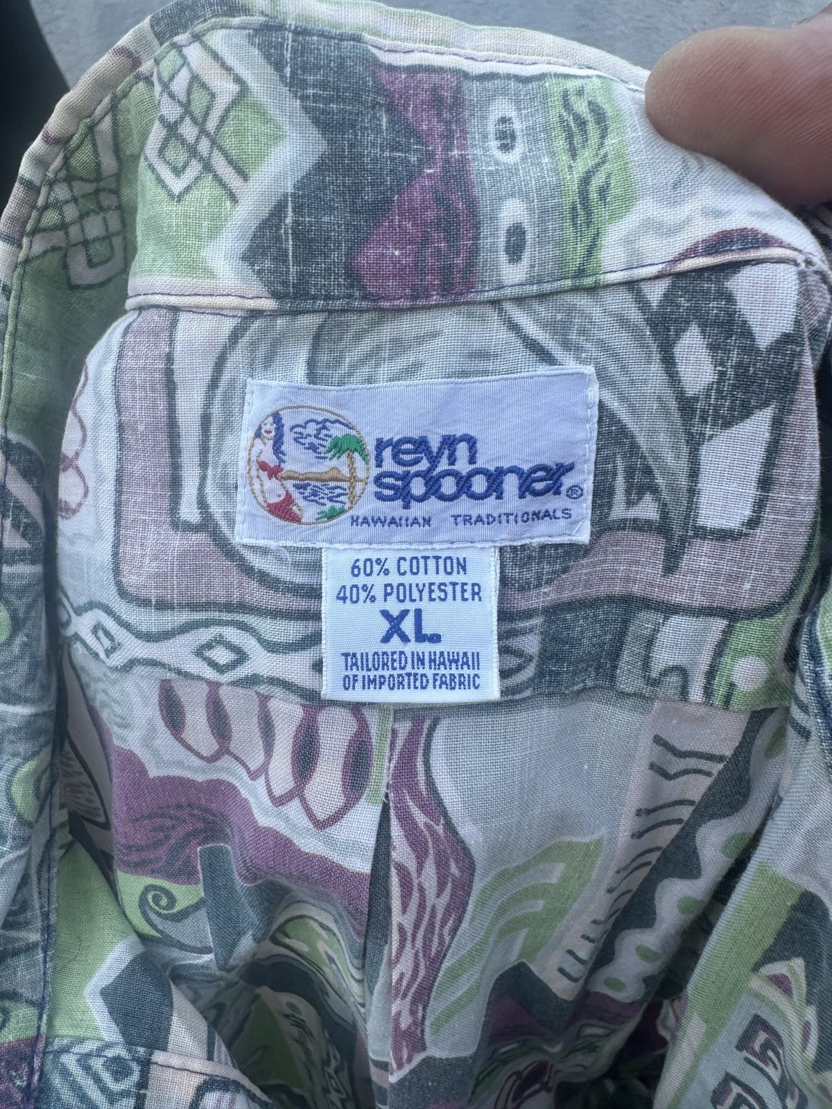 Reyn Spooner PreOwned Reyn Spooner Hawaiian Print Multicolored Men's XL Size US XL / EU 56 / 4 - 4 Thumbnail