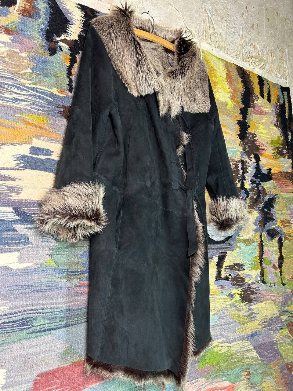 Annette Gortz Annette Görtz Fur & Leather Coat Real Fur AvantGarde EU36 Size S / US 4 / IT 40 - 4 Thumbnail