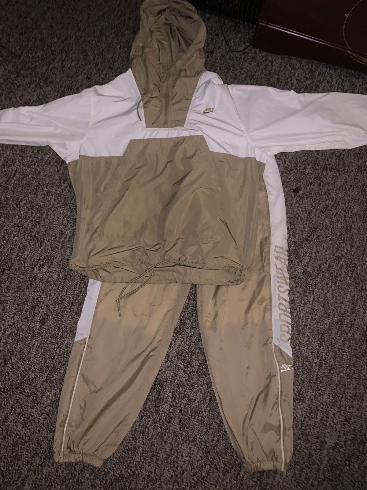 Nike Nike Men's Loose Fit Club Marina Anorak Size US M / EU 48-50 / 2 - 1 Thumbnail