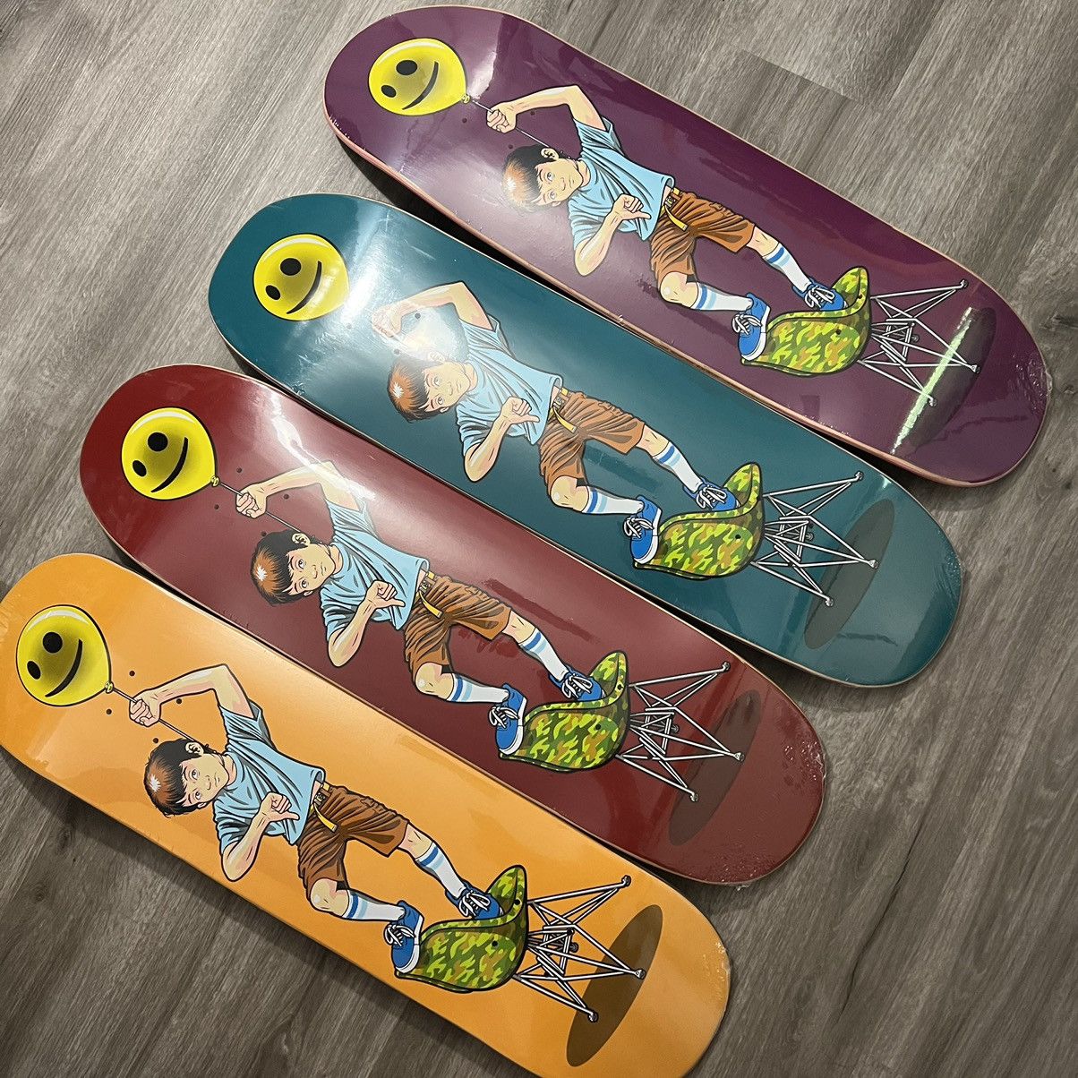 StrangeLove Skateboards Strangelove Skateboards Balloon Boy Deck Set Sean Cliver Size ONE SIZE - 1 Thumbnail