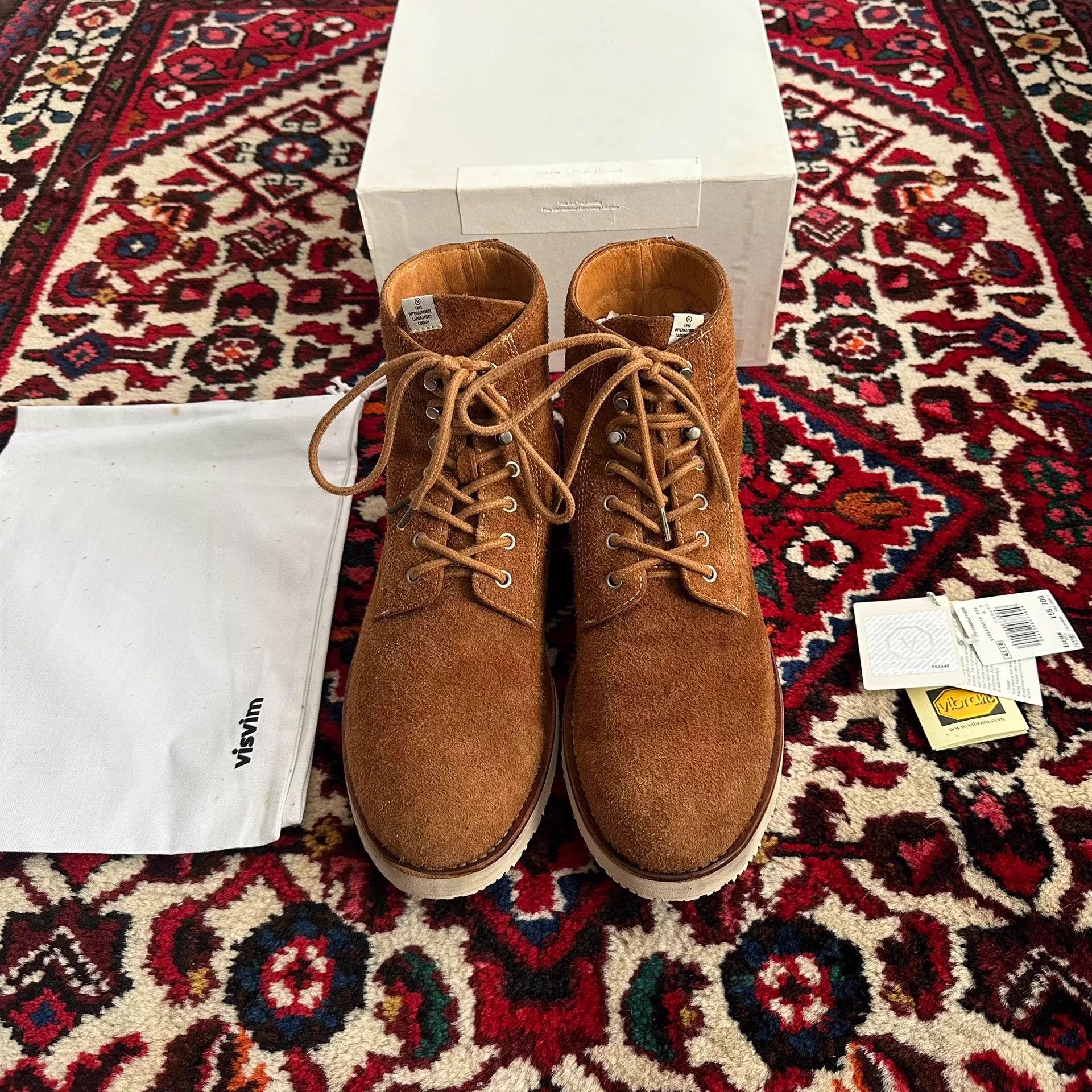 Visvim visvim 10ss virgil boots LT.BRN deerskin 95+ US9.5 Size US 9.5 / EU 42-43 - 1 Thumbnail