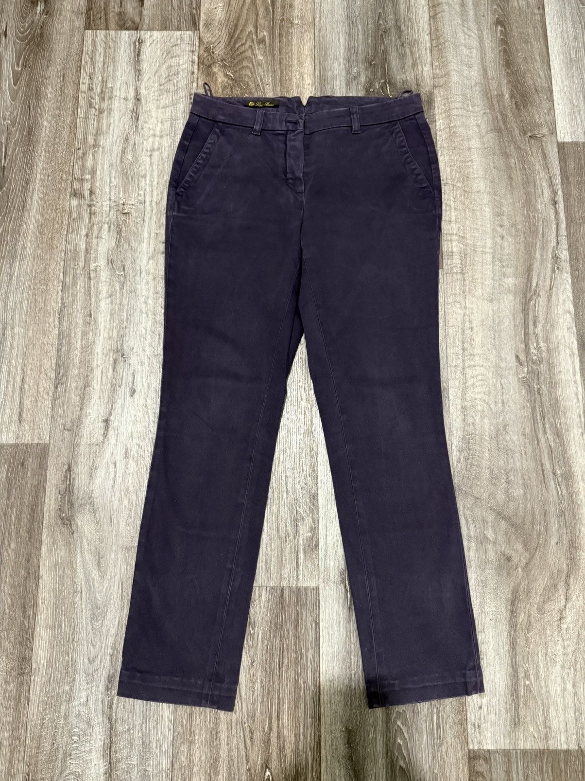 Loro Piana LORO PIANA WOMEN’S PANTS TROUSERS CLASSIC SLIM ITALY LUXURY Size 40" / US 18 - 2 Thumbnail
