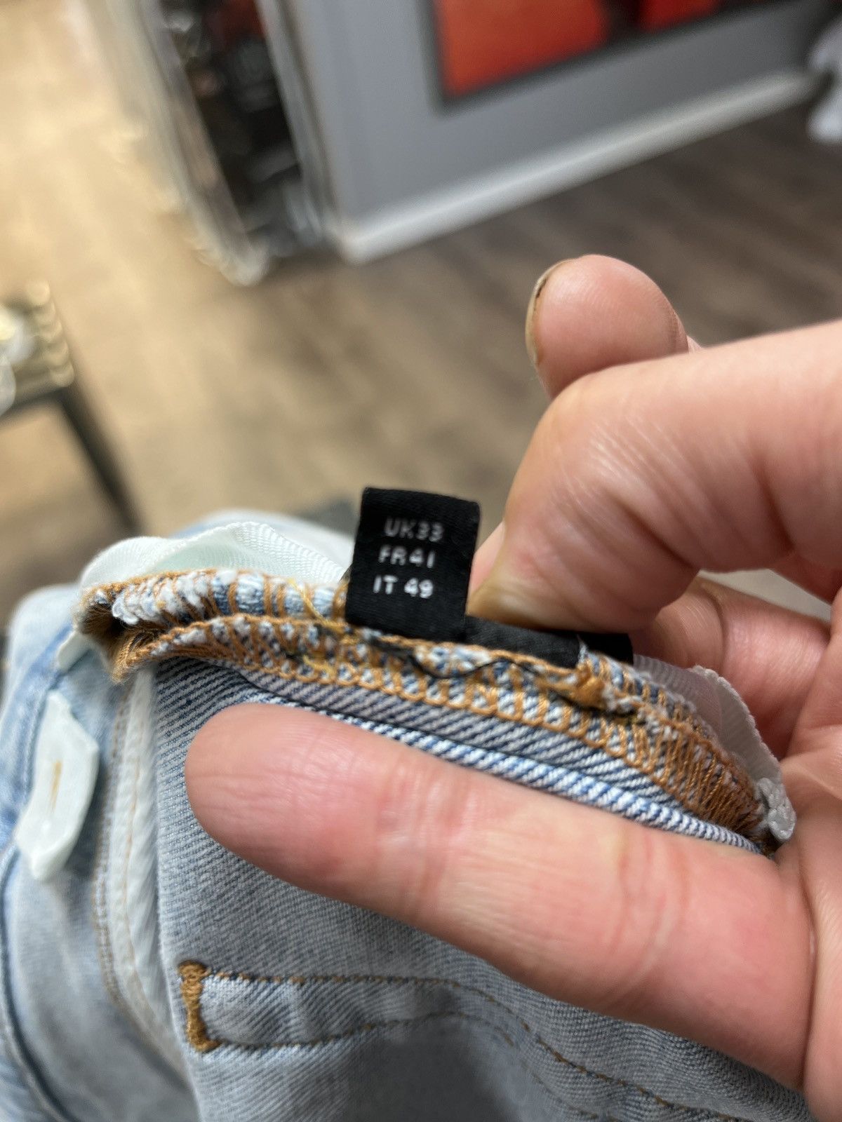 Amiri Amiri Blue Jean Size US 33 - 8 Thumbnail