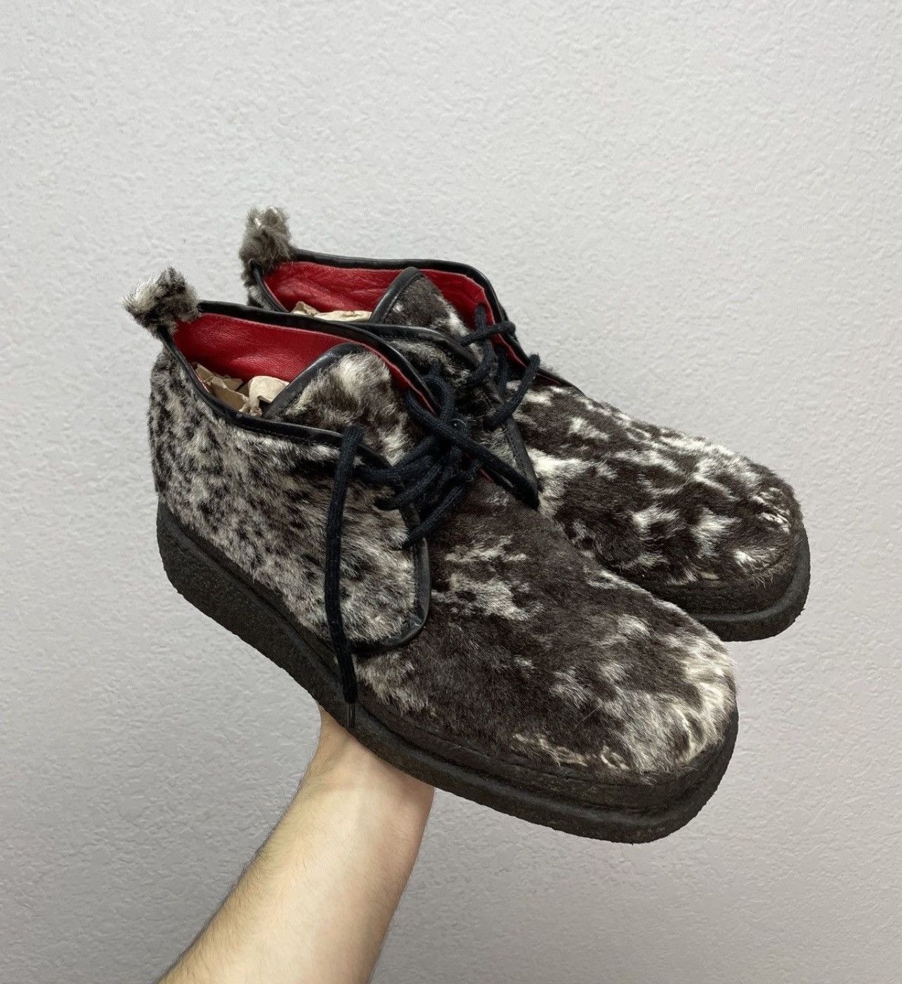 Just Cavalli Just Cavalli Vintage Pony Hair Shoes Rare Statement Pair Size US 10 / EU 43 - 4 Thumbnail