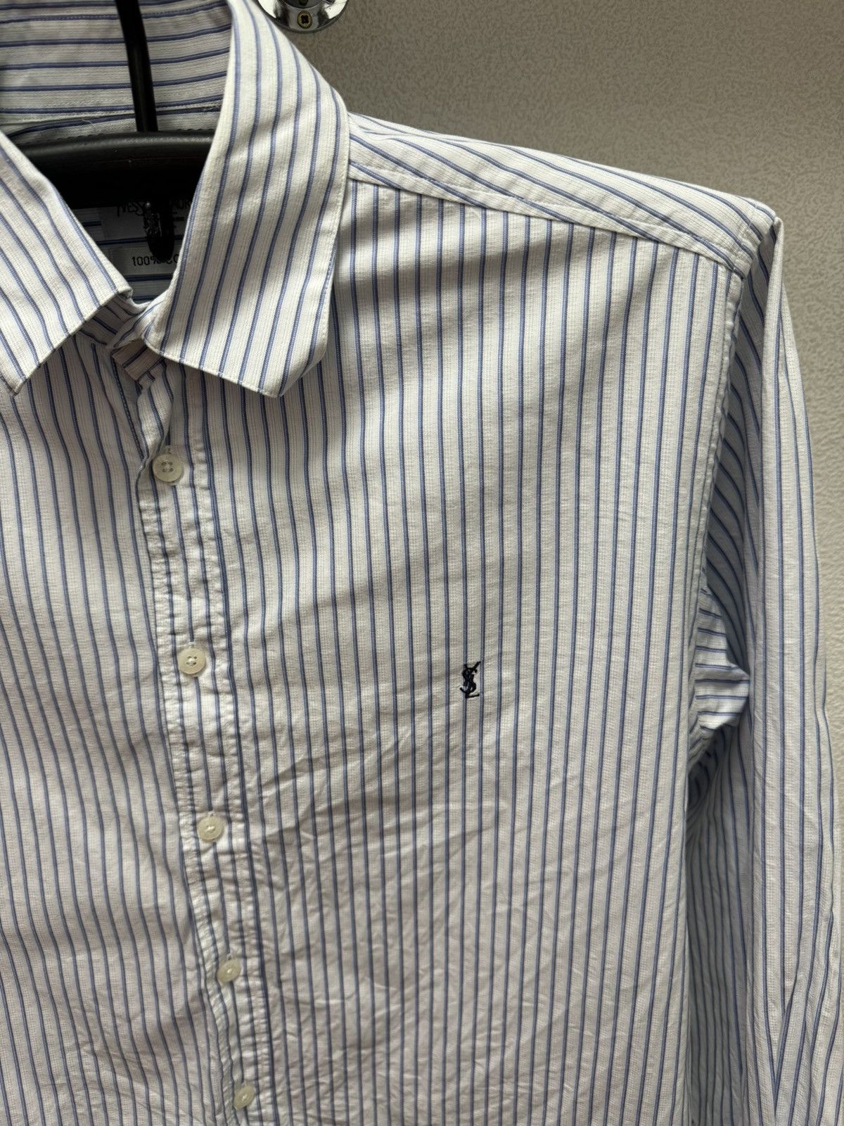 Yves Saint Laurent Yves Saint Laurent YSL pour home vintage longsleeve shirt L Size US L / EU 52-54 / 3 - 8 Thumbnail
