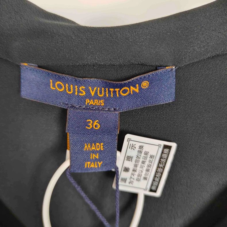 Louis Vuitton Louis Vuitton 25 black drape collar pleated dress Size XS / US 0-2 / IT 36-38 - 6 Thumbnail