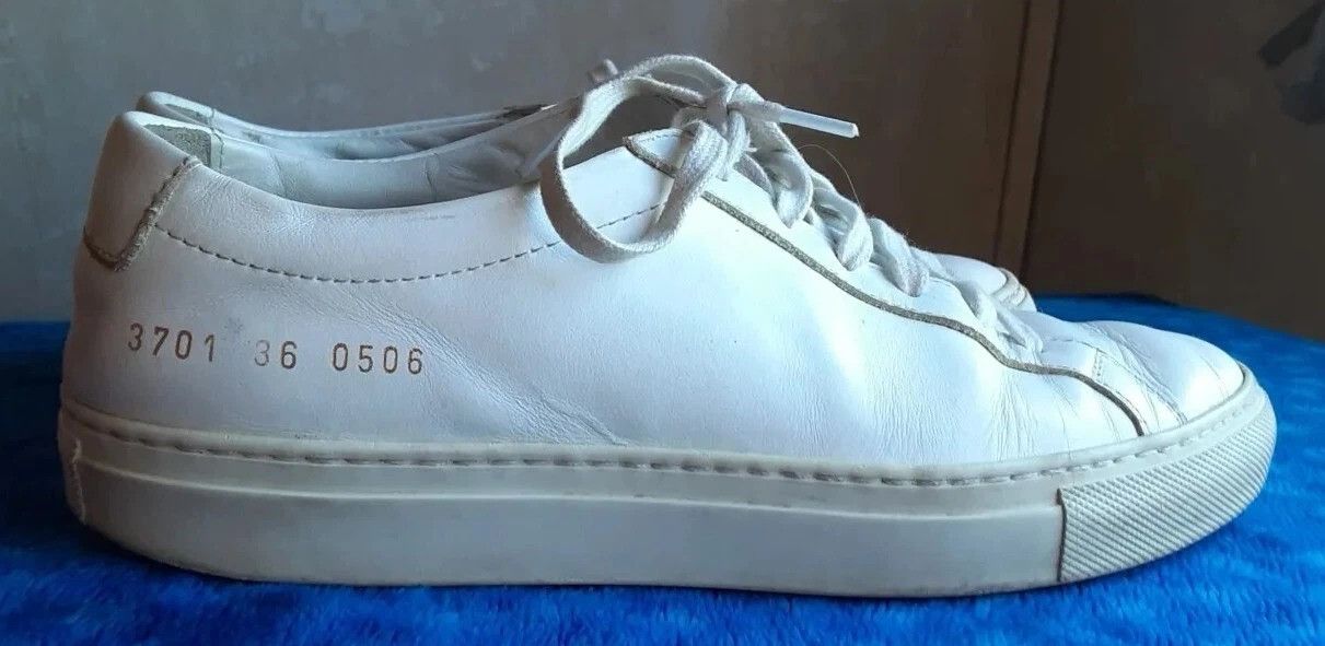 Common Projects Common Projects Achilles Sneakers Size 36 Leather White Size US 5.5 / IT 35.5 - 1 Thumbnail
