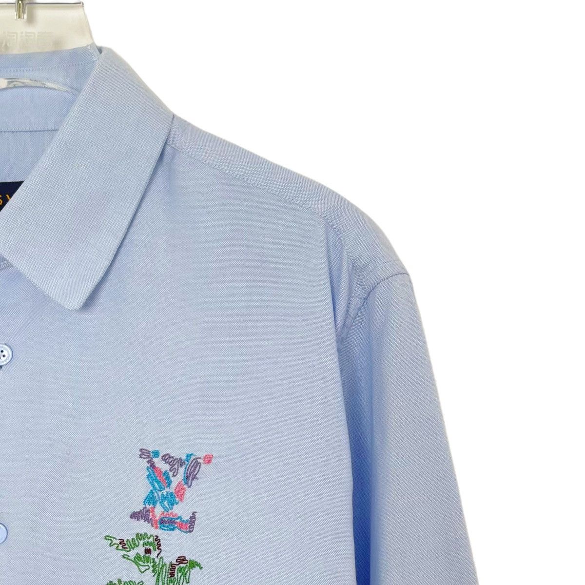 Louis Vuitton Louis Vuitton Floral Embroidered Long Sleeve Shirt K26WX Size US S / EU 44-46 / 1 - 3 Thumbnail