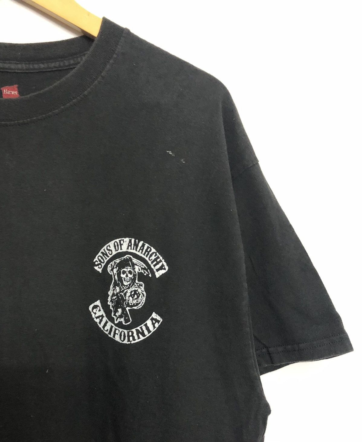 Hanes Vintage Son Of Anarchy California Skull Shirts Size US XL / EU 56 / 4 - 3 Thumbnail