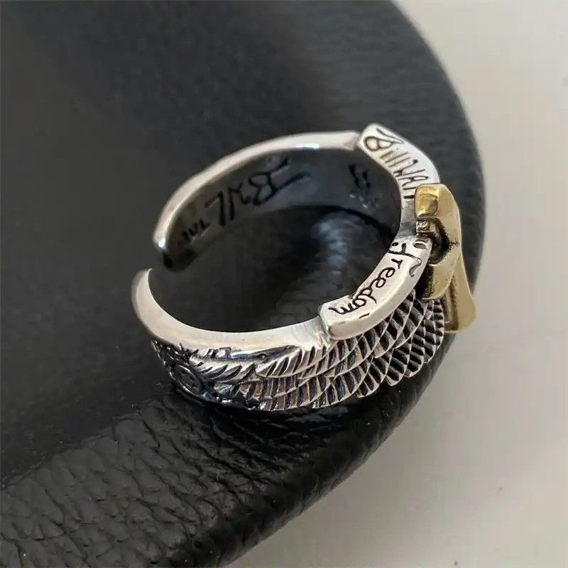 Jewelry × Vintage Exquisite Relief Cross Ring Size ONE SIZE - 3 Thumbnail