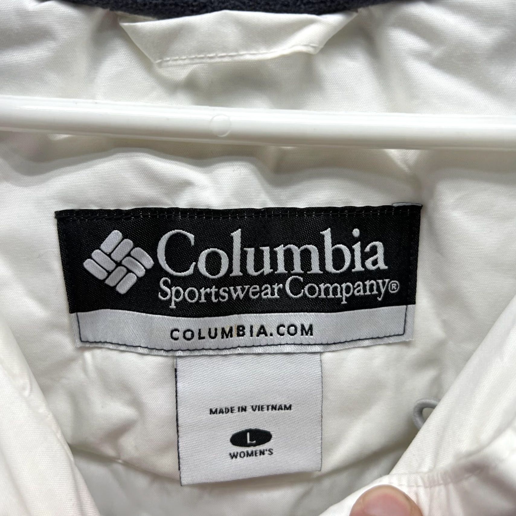 Vintage VINTAGE Columbia Jacket Women Large Parka Hooded Red White Full Zip Sportswear Size L / US 10 / IT 46 - 6 Thumbnail