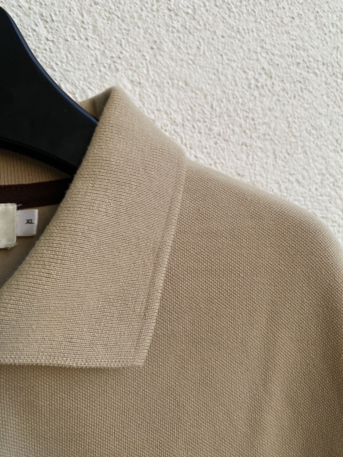 Yves Saint Laurent Beige YSL Polo Shirt Tan YSL T-shirt YSL Shirt Size US XL / EU 56 / 4 - 7 Thumbnail