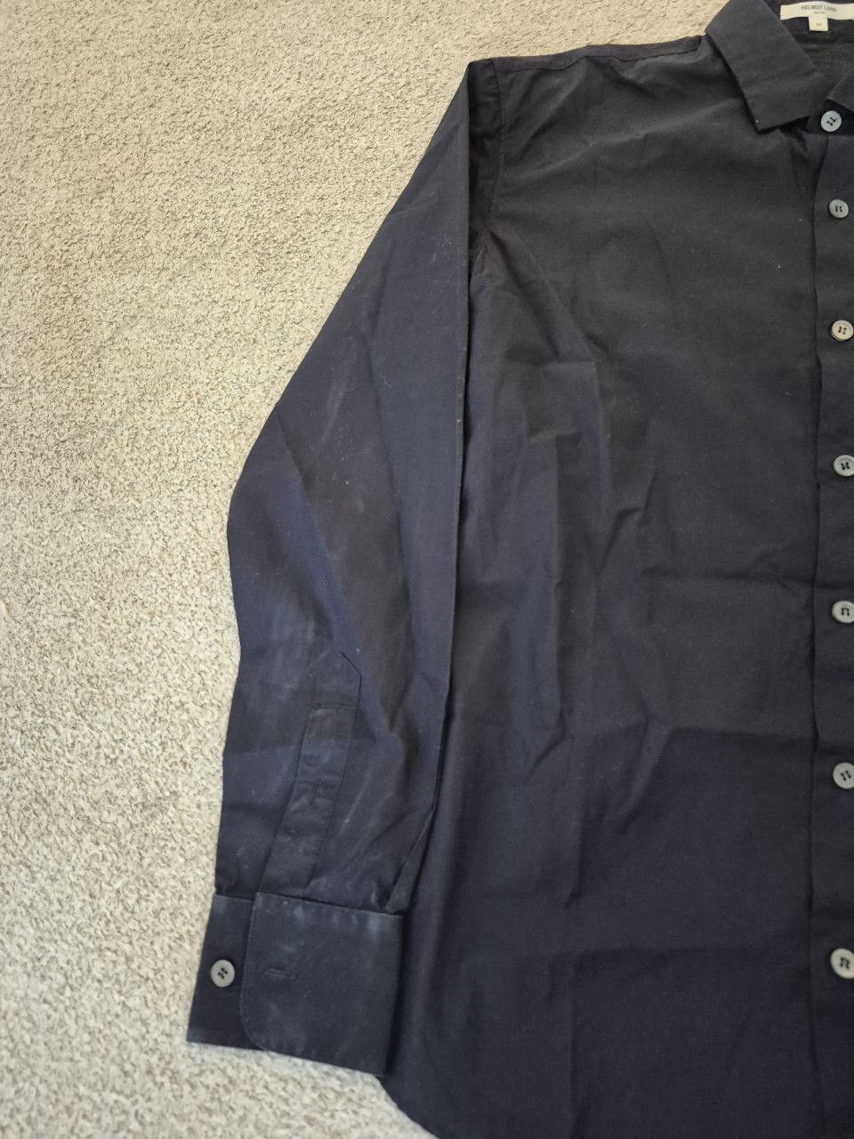 Helmut Lang Helmut Lang Navy Blue button up shirt Size M Size US S / EU 44-46 / 1 - 12 Thumbnail