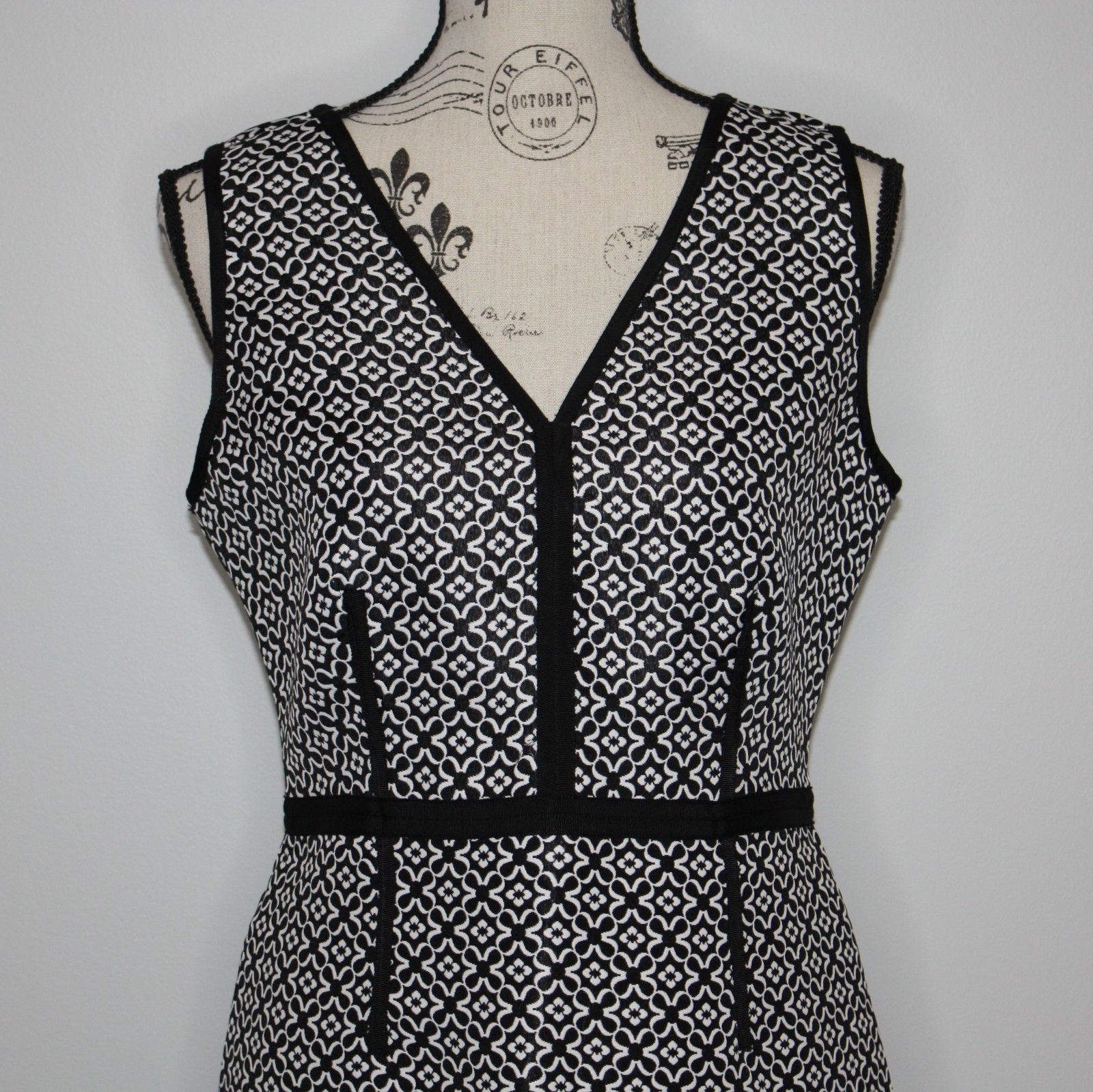 Other Max Studio Sleeveless with Jacquard Detail A-Line Dress NWT Size M / US 6-8 / IT 42-44 - 7 Thumbnail