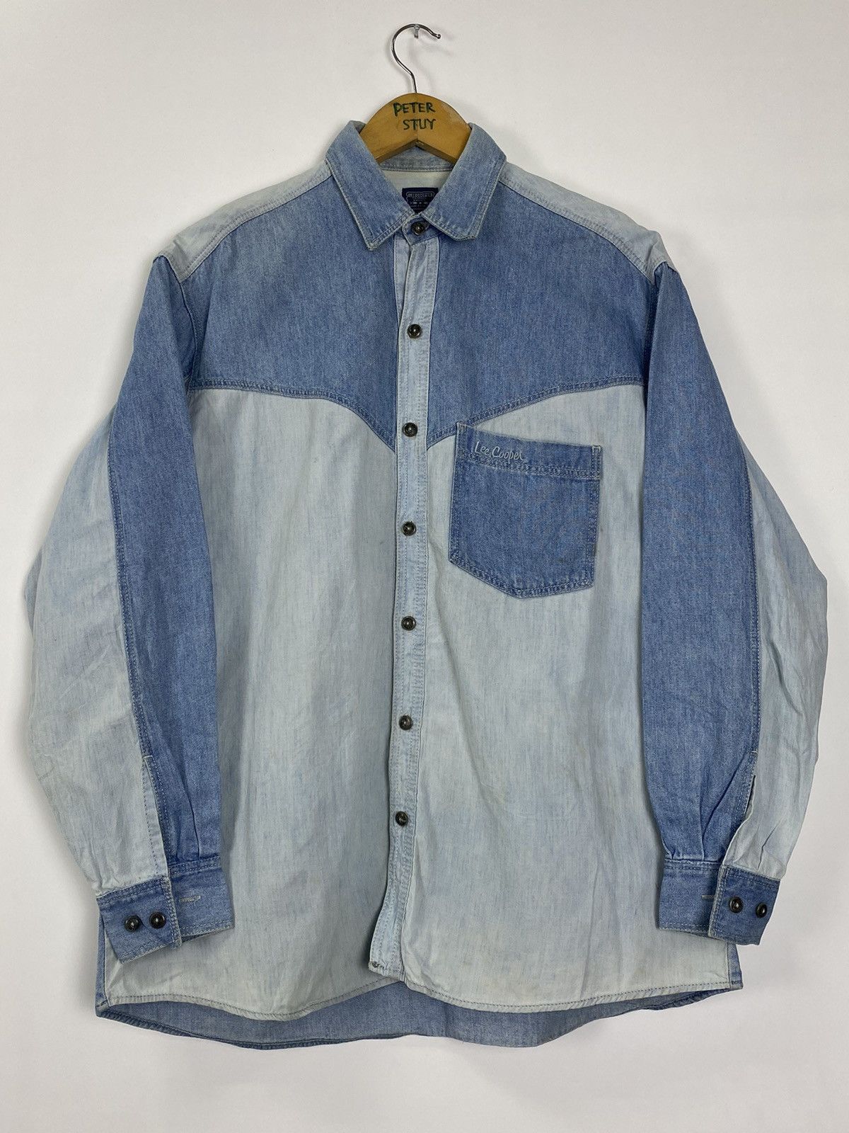 Lee × Vintage Vintage 90’s Lee Cooper Western Denim Jacket Size US M / EU 48-50 / 2 - 2 Thumbnail