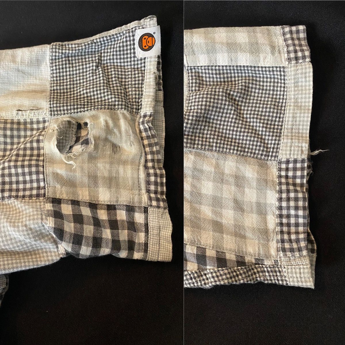 Bape A Bathing Ape (Bape) x Baby Milo Store Black Patch Knit XL Size US XL / EU 56 / 4 - 8 Thumbnail