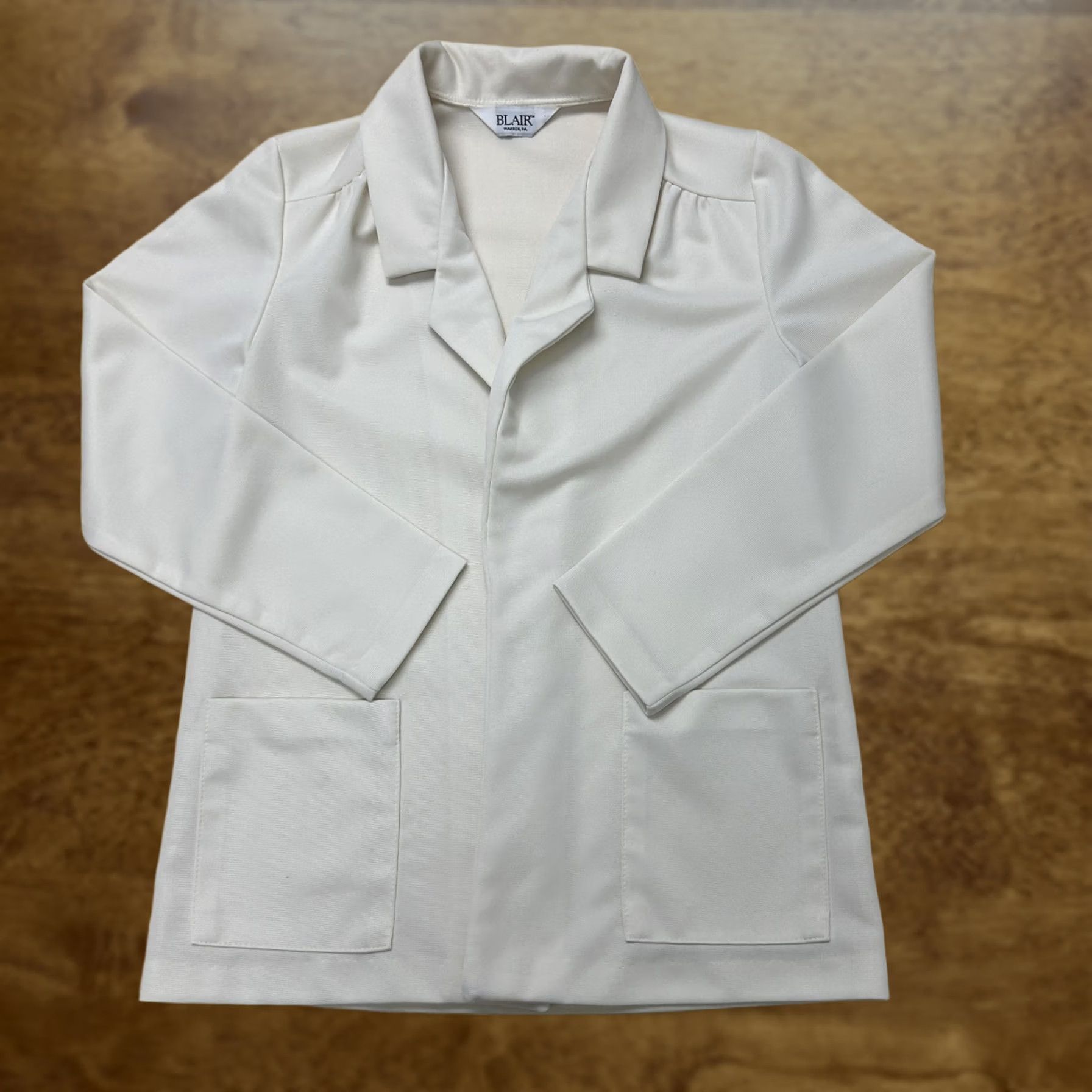 Blair Blair Blazer Jacket Womens L White Knit Open Front Pockets Unlined Casual Size L / US 10 / IT 46 - 1 Thumbnail