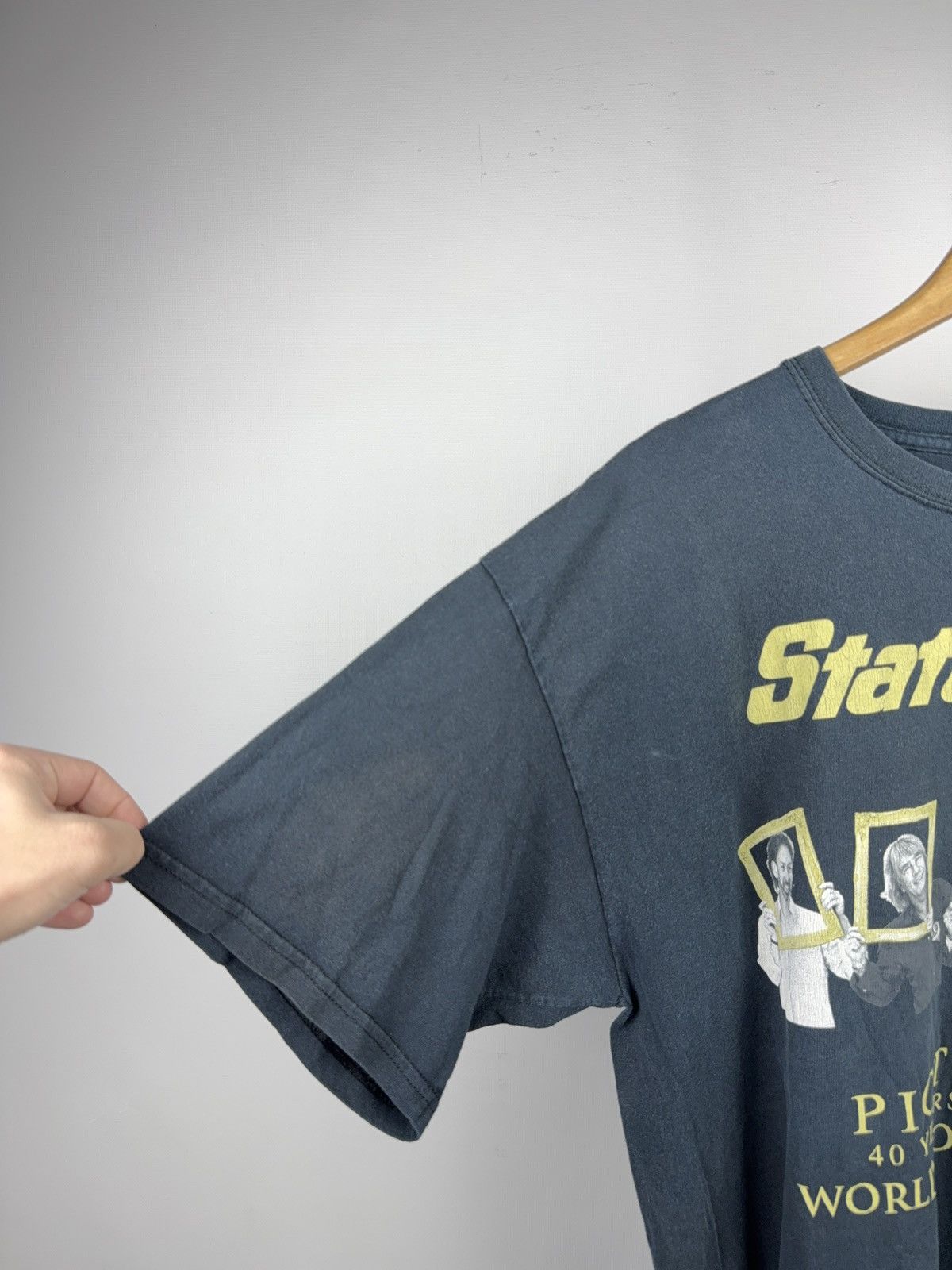 Band Tees Vintage Status Quo Pictures World Tour 2008/09 Band T-Shirt Size US XL / EU 56 / 4 - 5 Thumbnail