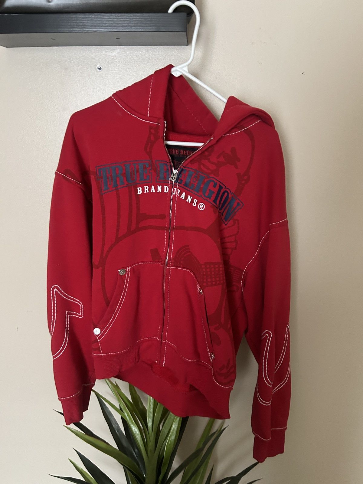 True Religion Red true Religion hoodie Size US M / EU 48-50 / 2 - 5 Thumbnail