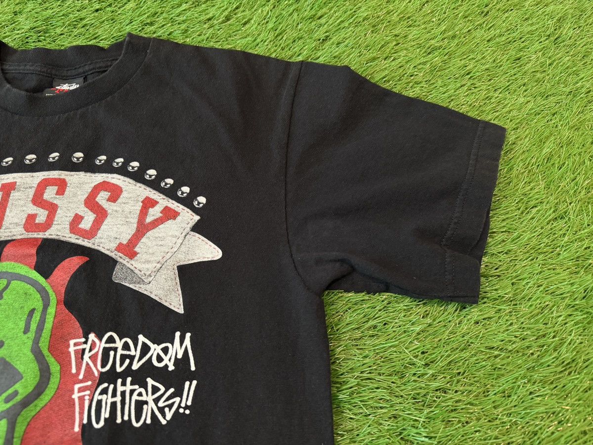 Stussy Vintage Stussy Posse Skull Flames Y2K Double Sided Shirt 90s Size US M / EU 48-50 / 2 - 4 Thumbnail