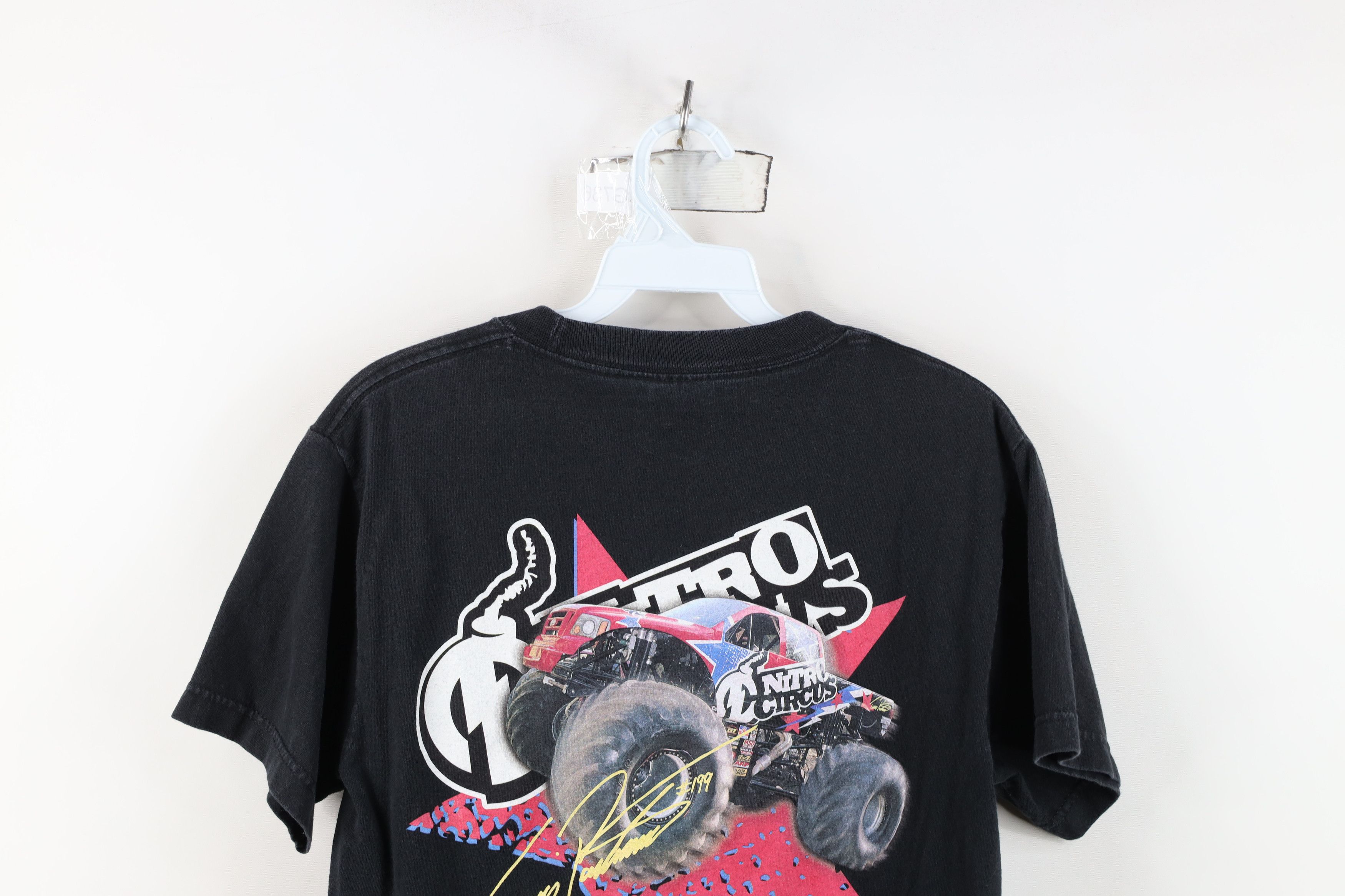 Vintage Y2K Monster Jam Nitro Circus Travis Pastrana T-Shirt Size US S / EU 44-46 / 1 - 14 Thumbnail