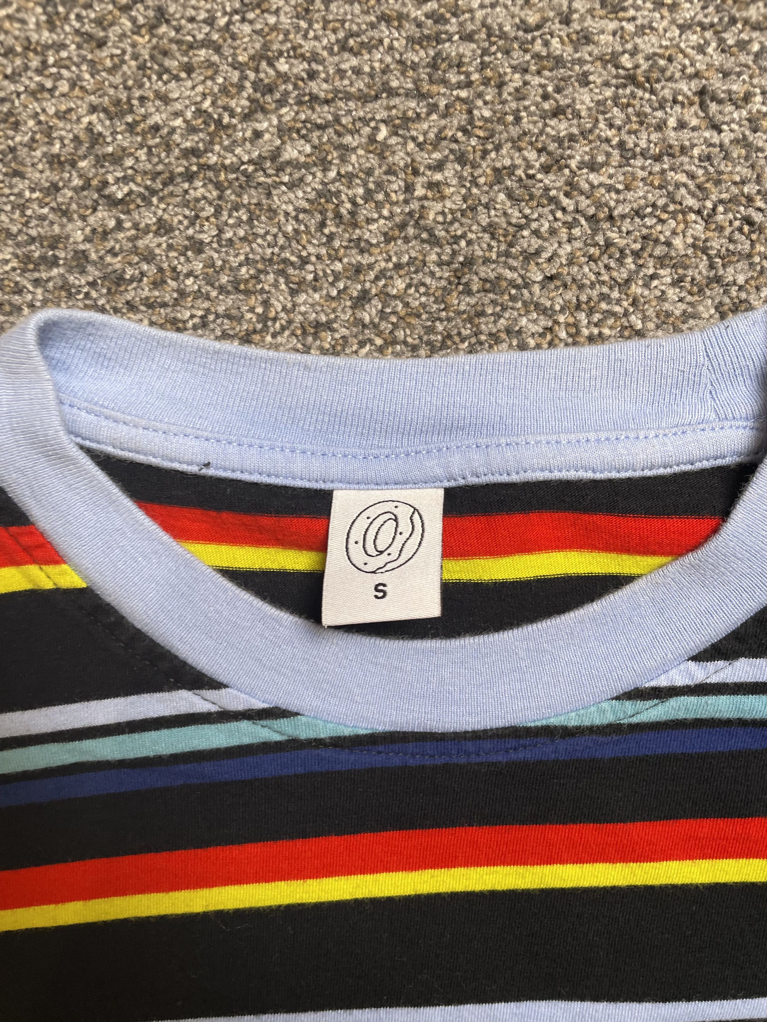 Odd Future Odd Future Rubber Logo Black Striped Tee Size US S / EU 44-46 / 1 - 2 Thumbnail