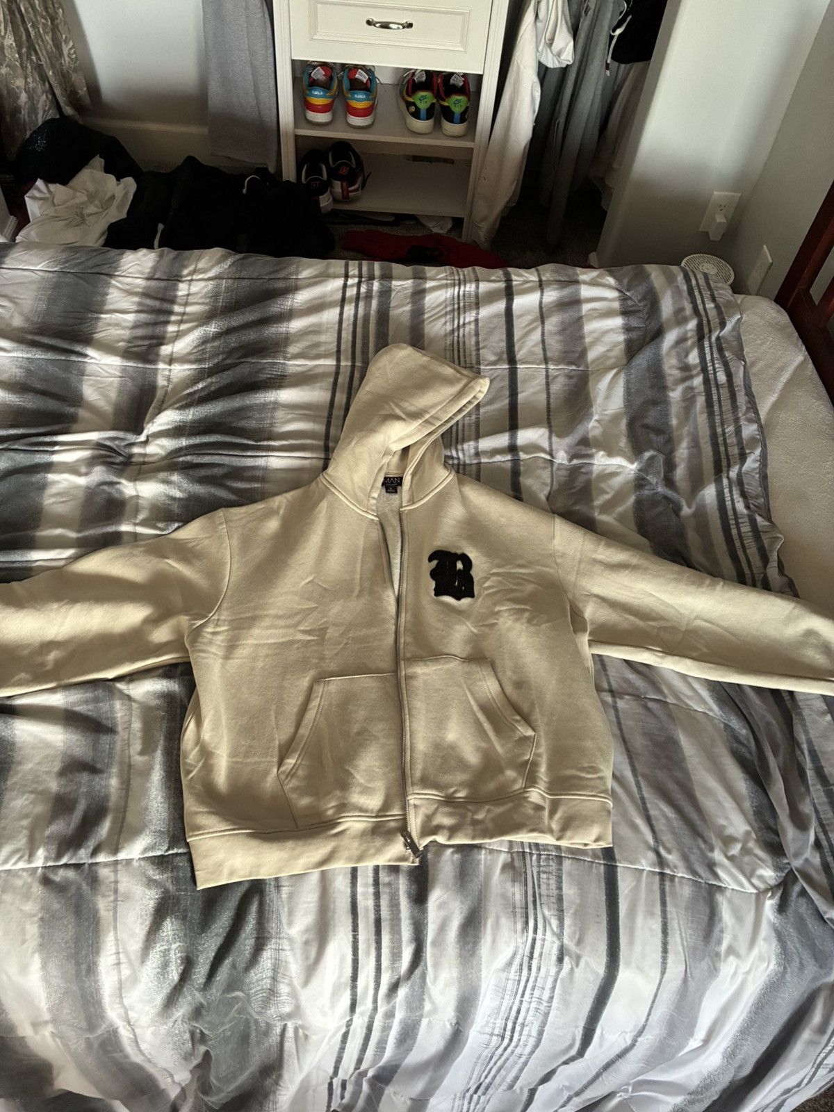 Other Boxy Fit B Applique Zip Through Hoodie Size US M / EU 48-50 / 2 - 1 Thumbnail