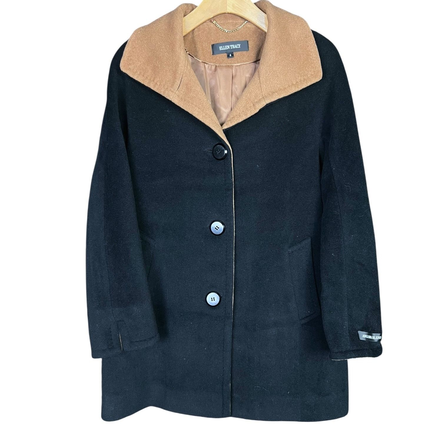 Ellen Tracy Women's Ellen Tracy Angora Wool Jacket - 4 - $220 Retail Size S / US 4 / IT 40 - 1 Thumbnail