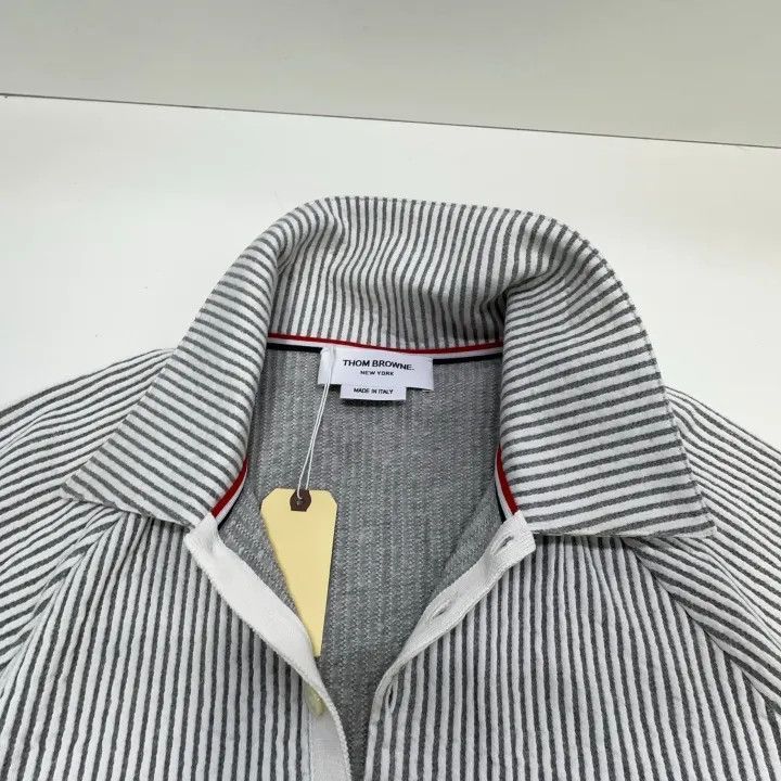Thom Browne Thom Browne Short Sleeve Striped Polo Shirt -2507 Size US S / EU 44-46 / 1 - 4 Thumbnail