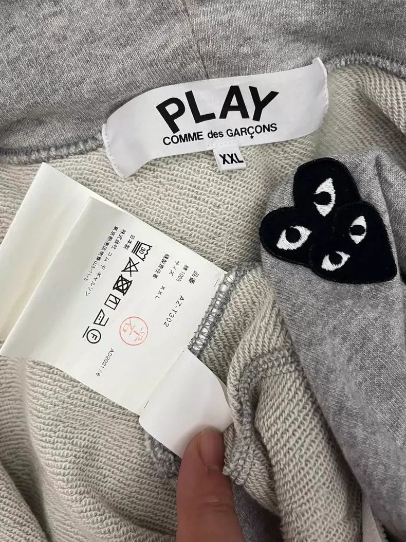 Comme des Garcons Comme Des Garcons Double Black Heart Sweater Size US XXL / EU 58 / 5 - 3 Thumbnail