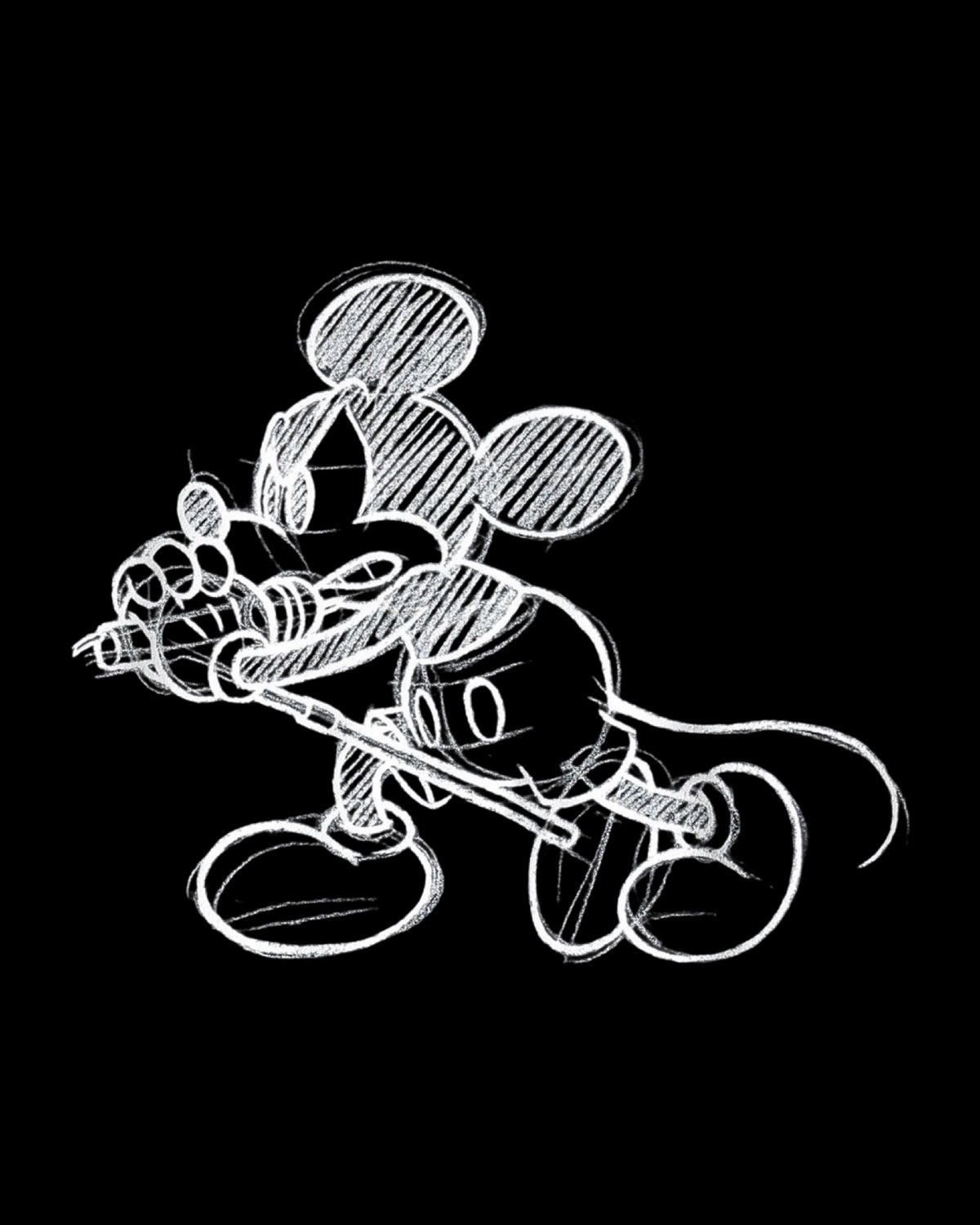 Number (N)ine Mickey Sketch Drawing Tee size 3 Size US L / EU 52-54 / 3 - 7 Thumbnail
