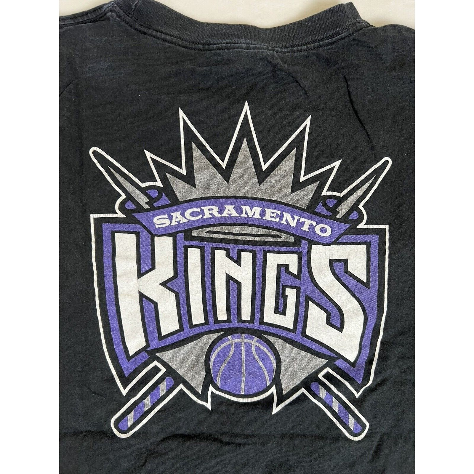 Reebok Vintage Sacramento Kings T-Shirt Size 2XL Reebok Black Y2K Size US XXL / EU 58 / 5 - 9 Thumbnail