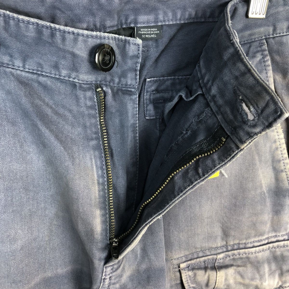Armani Exchange Armani Exchange Blue Cargo utility Multipocket Pants #A1149 Size US 32 / EU 48 - 14 Thumbnail